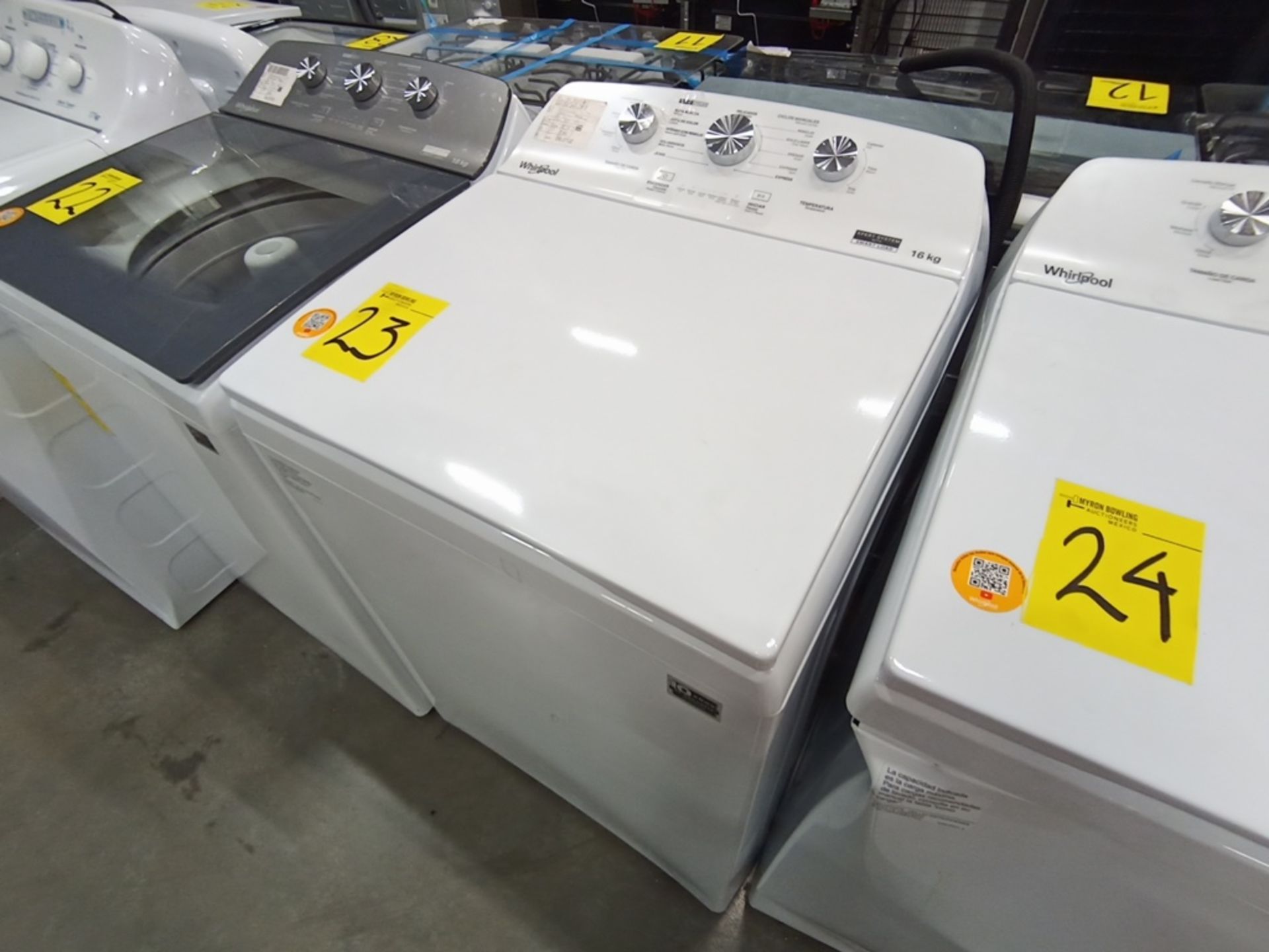 Lote de 3 lavadoras, contiene: 1 Lavadora de 16KG, Marca Whirlpool, Modelo 8MWTW1613MJQD, Serie HLA - Image 10 of 24