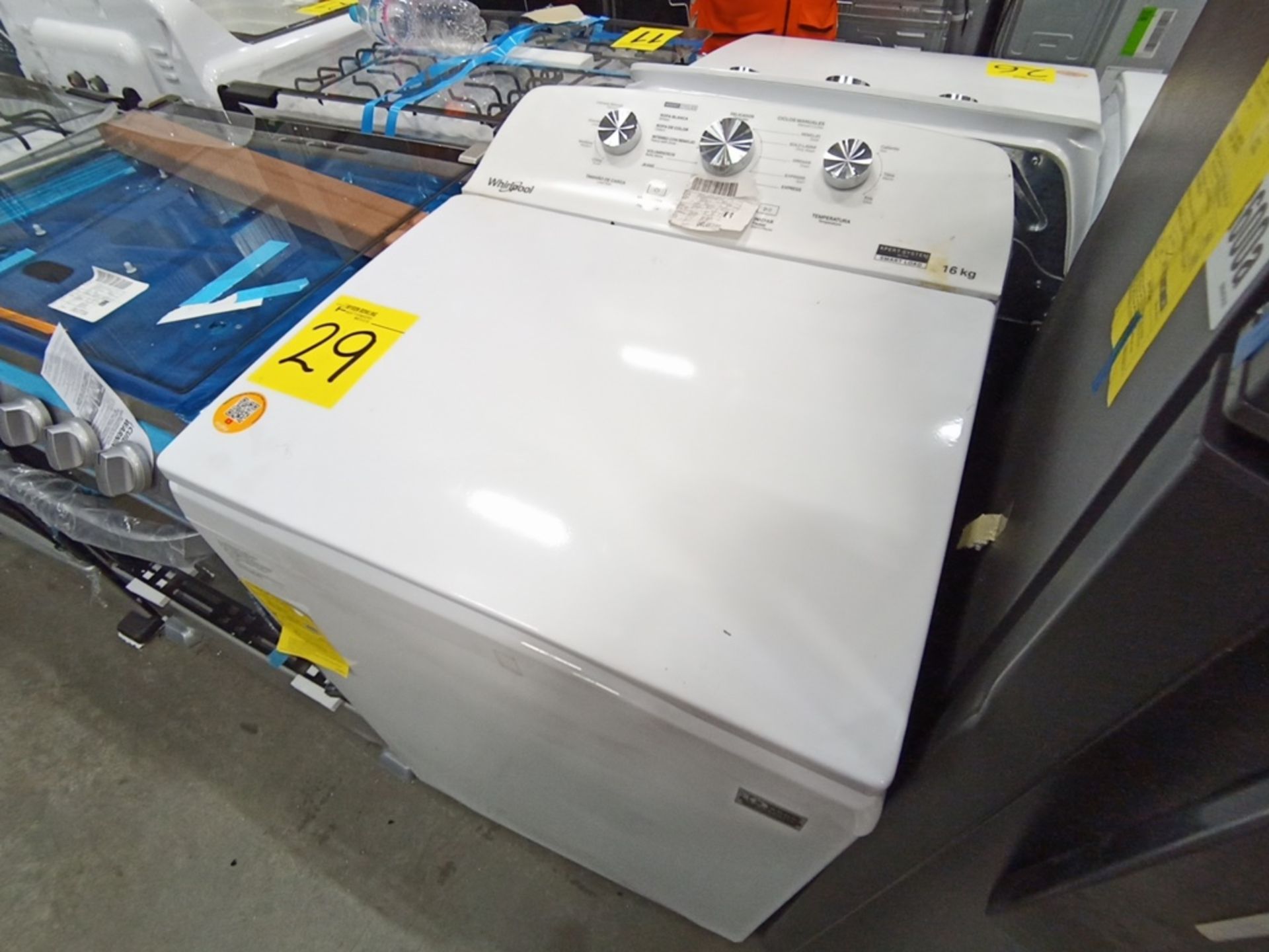 Lote de 2 lavadoras contiene: 1 Lavadora de 16 KG, Marca Whirlpool, Modelo 8MWTW1612MJQ0, Serie HLA - Image 10 of 16