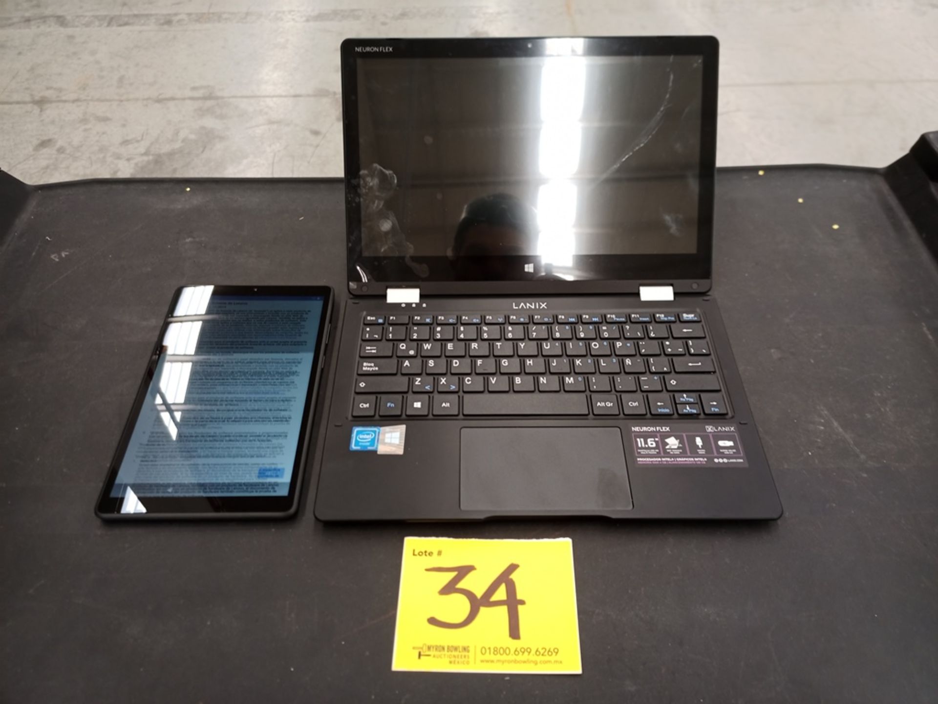 Lote de Computadora + Tablet contiene: 1 Computadora tipo mini Laptop marca Lanix, Modelo NeuronFle - Image 2 of 9