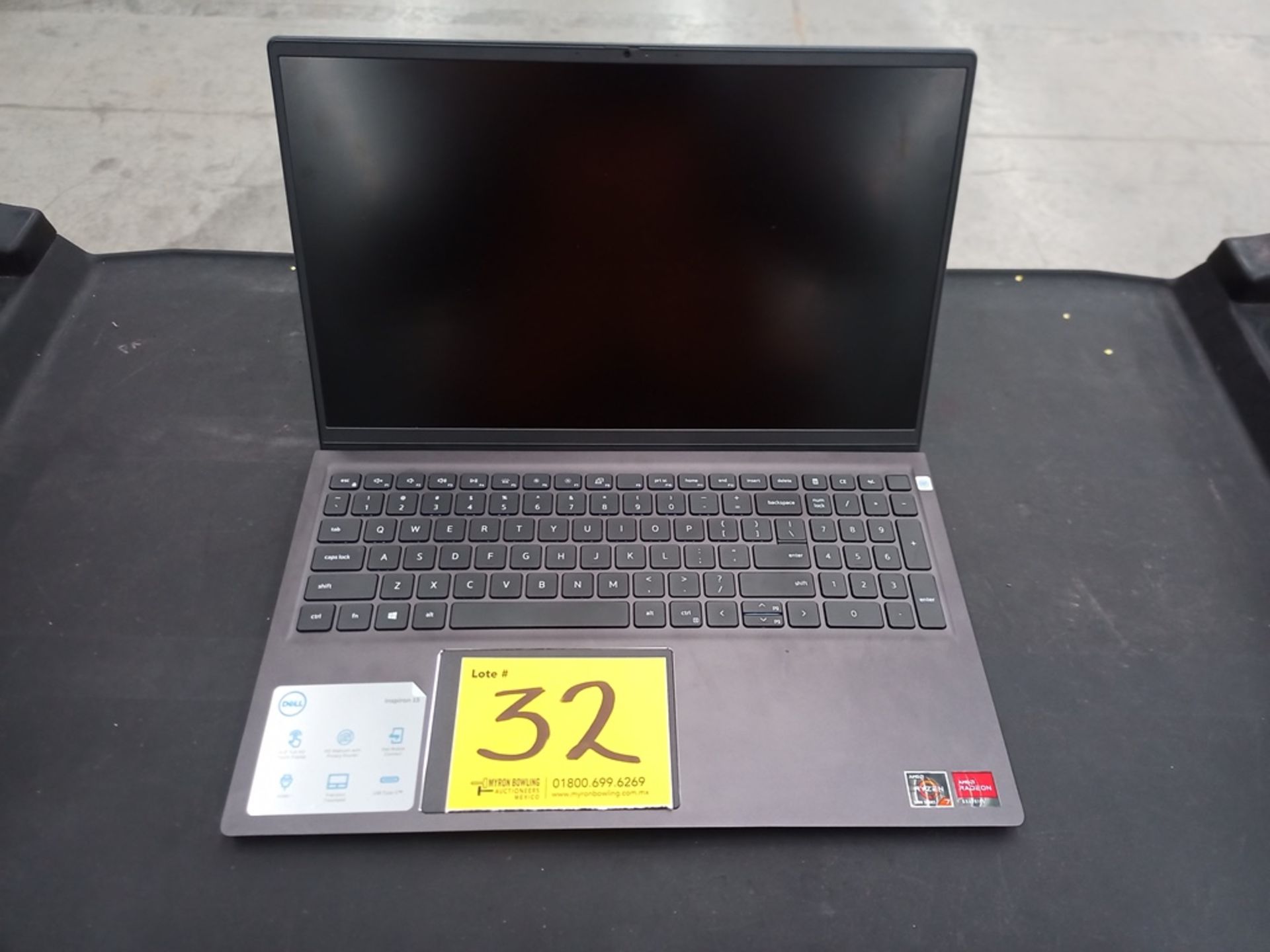 Computadora tipo laptop marca Dell, modelo Inspiron 15-5000 No de serie ND0NR, AMD RYZEN 7, 16GB RA