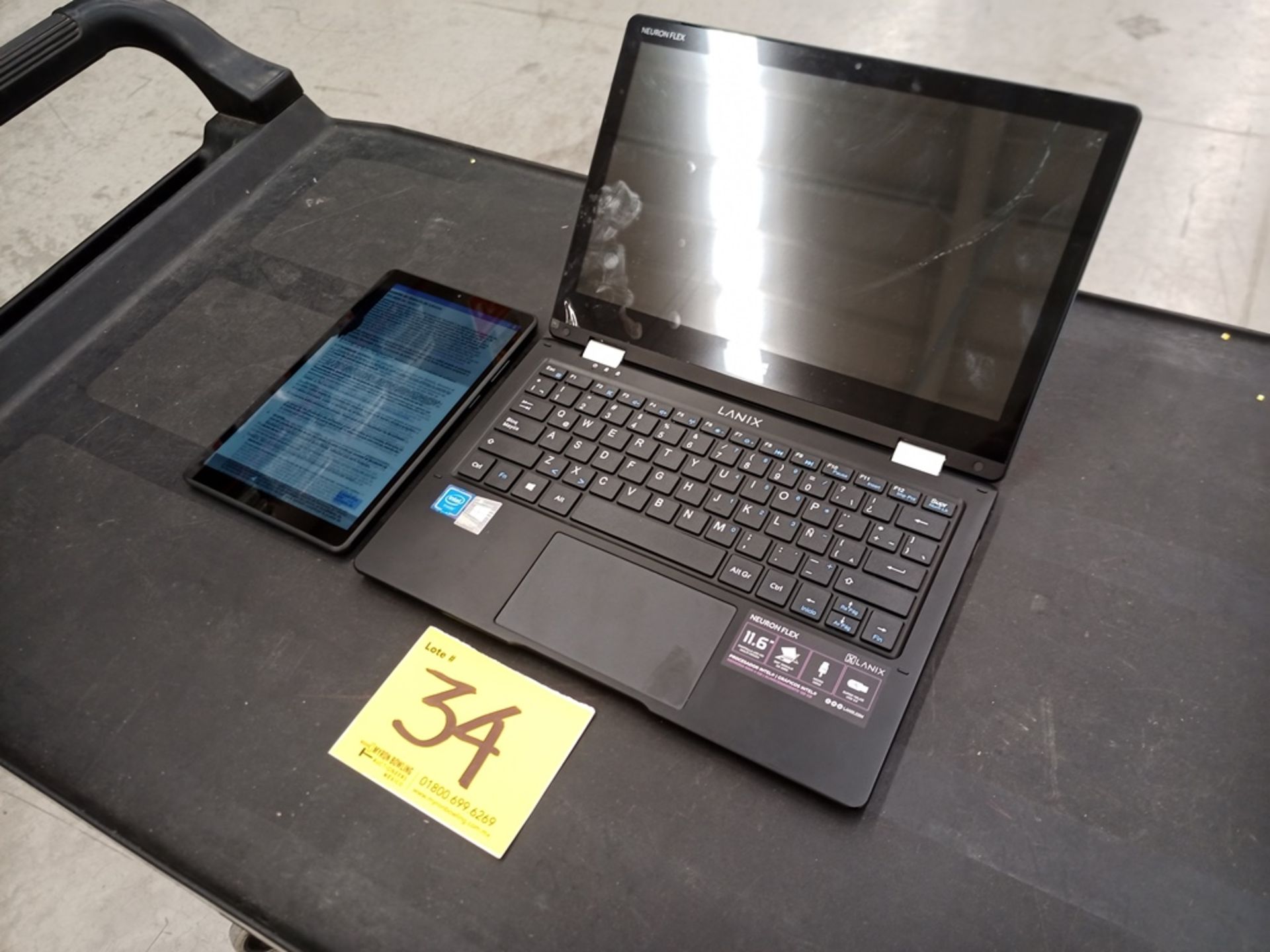 Lote de Computadora + Tablet contiene: 1 Computadora tipo mini Laptop marca Lanix, Modelo NeuronFle - Image 3 of 9
