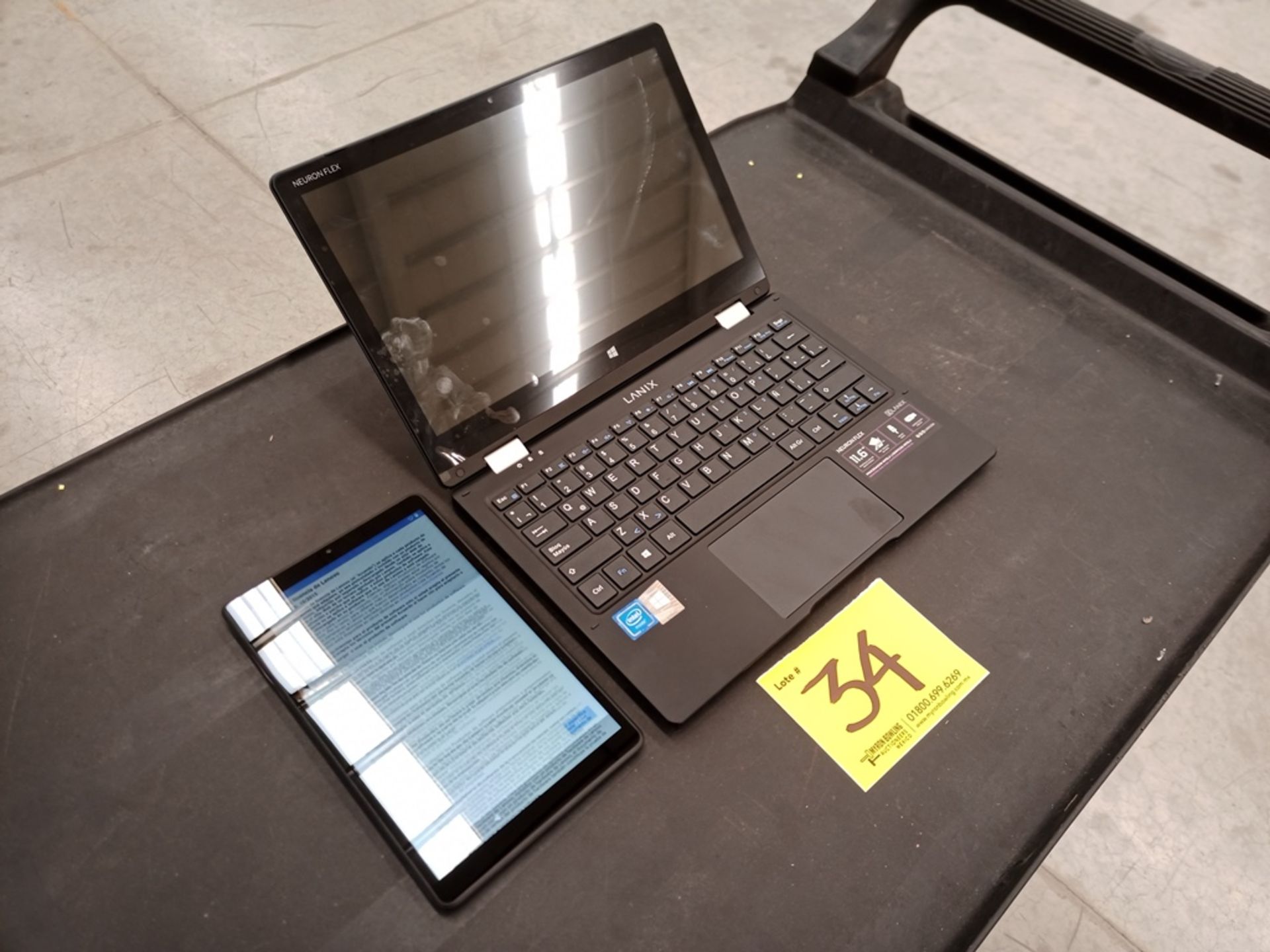 Lote de Computadora + Tablet contiene: 1 Computadora tipo mini Laptop marca Lanix, Modelo NeuronFle - Image 5 of 9