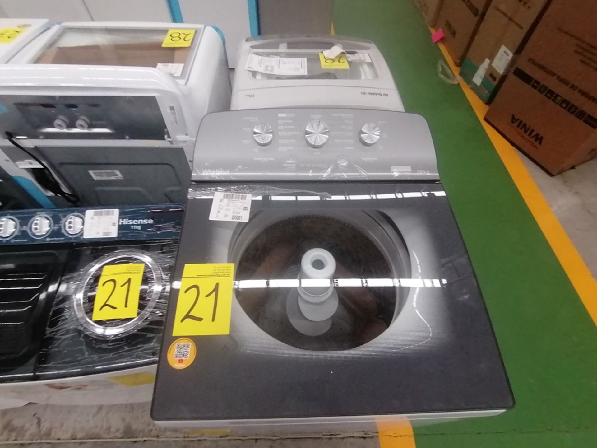 Lote de 3 Lavadoras contiene: 1 Lavadora de18KG, Marca Whirlpool, Modelo 8MWTW1623WJMD , Serie HLA2 - Image 15 of 19