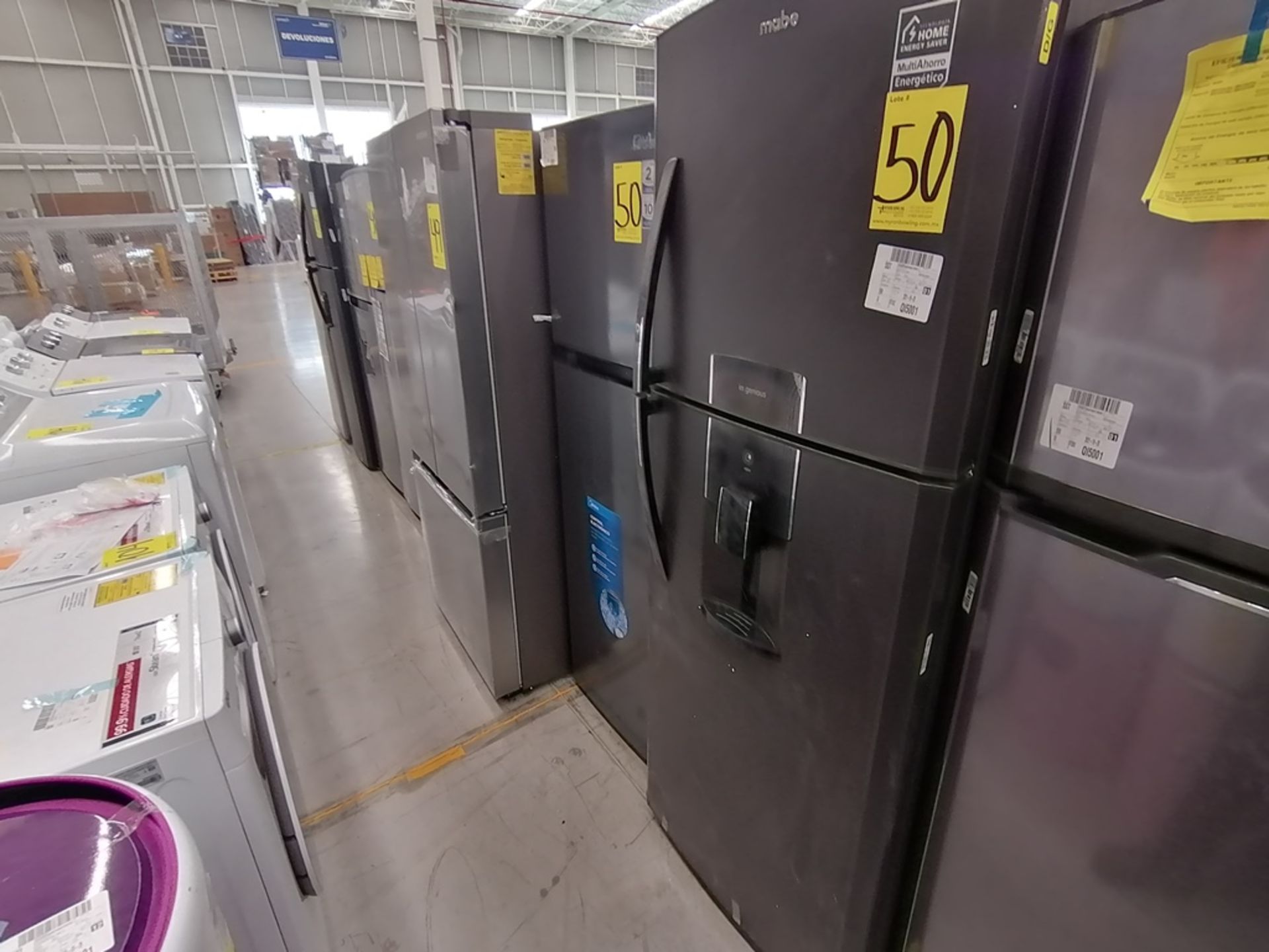 Lote de 2 refrigeradores incluye: 1 Refrigerador, Marca Midea, Modelo MRTN09G2NCS, Serie 341B261870 - Image 8 of 15
