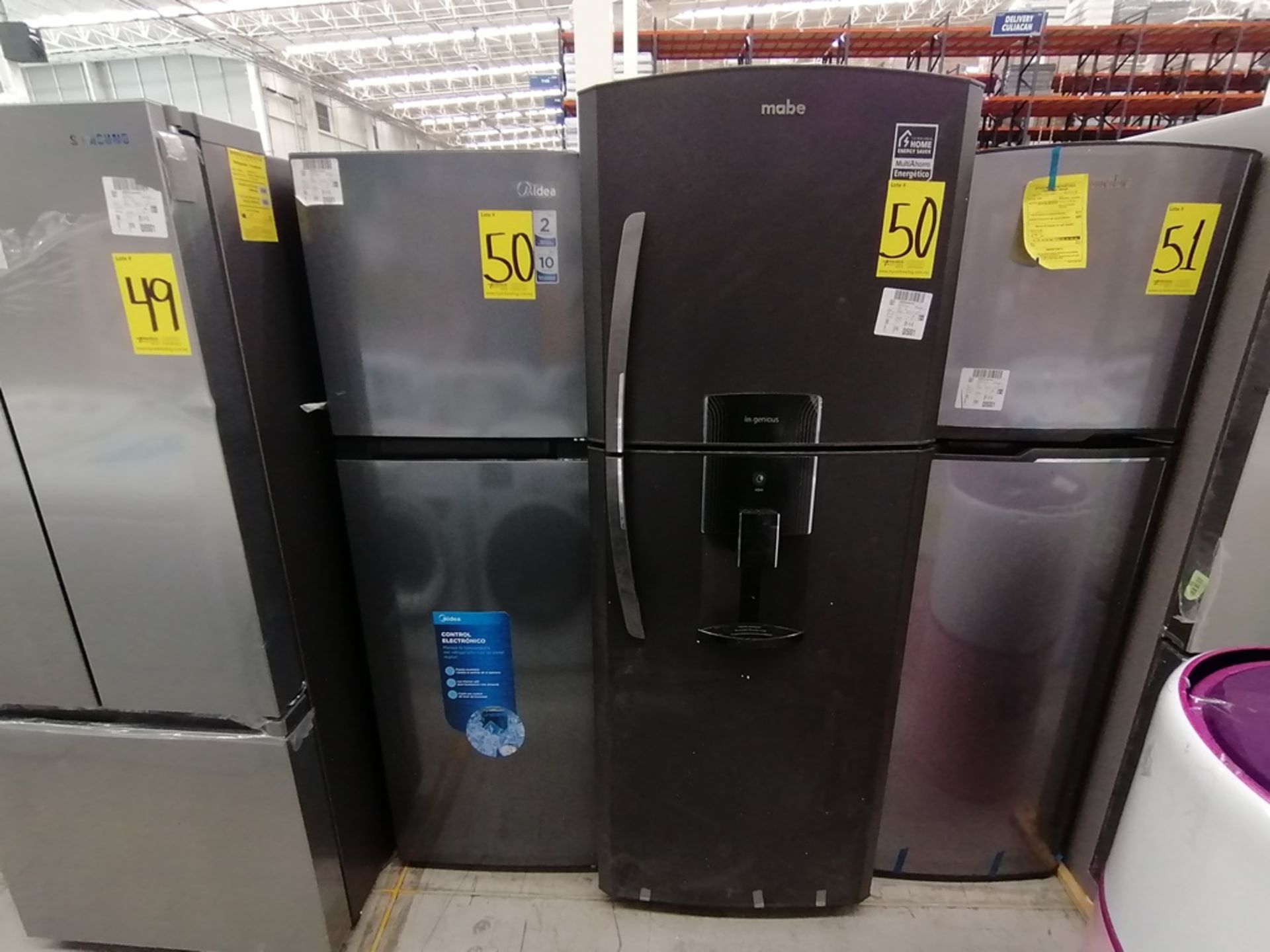Lote de 2 refrigeradores incluye: 1 Refrigerador, Marca Midea, Modelo MRTN09G2NCS, Serie 341B261870 - Image 3 of 15