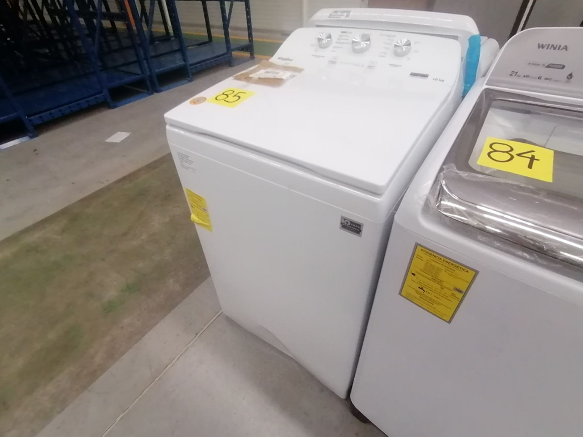 Lote de 3 Lavadoras contiene: 1 Lavadora de 16KG, Marca Whirlpool, Modelo 8MWTW1613MJQ0, Serie HLA3