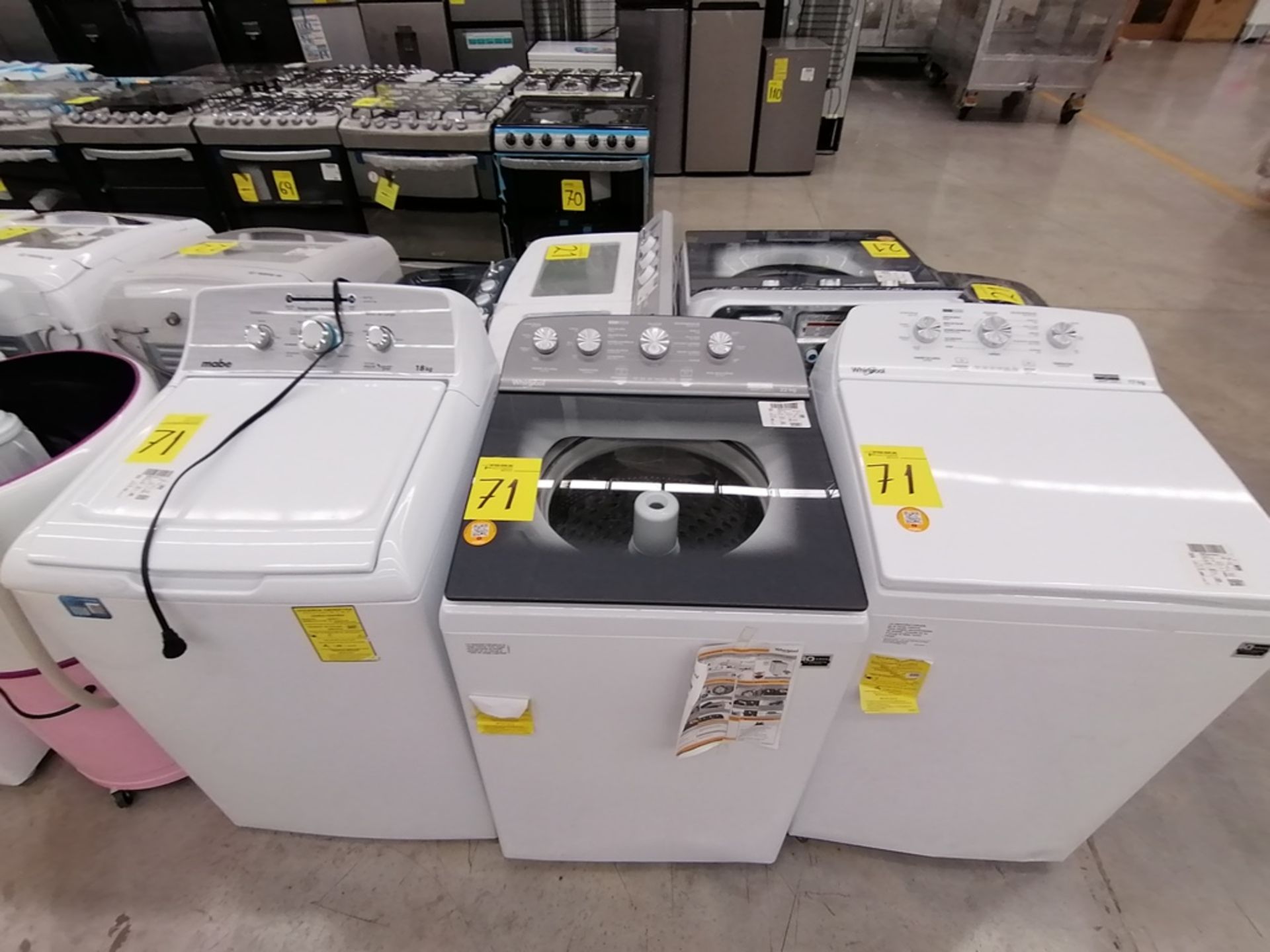 Lote de 3 Lavadoras, Contiene: 1 Lavadora de 17 KG, Marca Whirlpool, Modelo 8MWTW1713MJQ0, Serie HL - Image 4 of 15