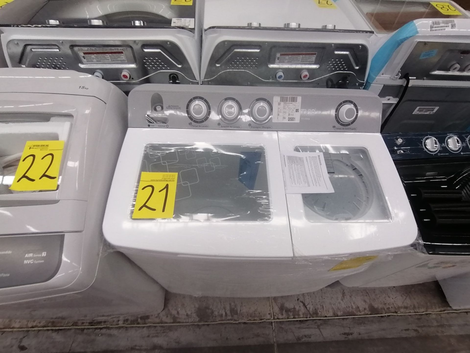 Lote de 3 Lavadoras contiene: 1 Lavadora de18KG, Marca Whirlpool, Modelo 8MWTW1623WJMD , Serie HLA2 - Image 8 of 19