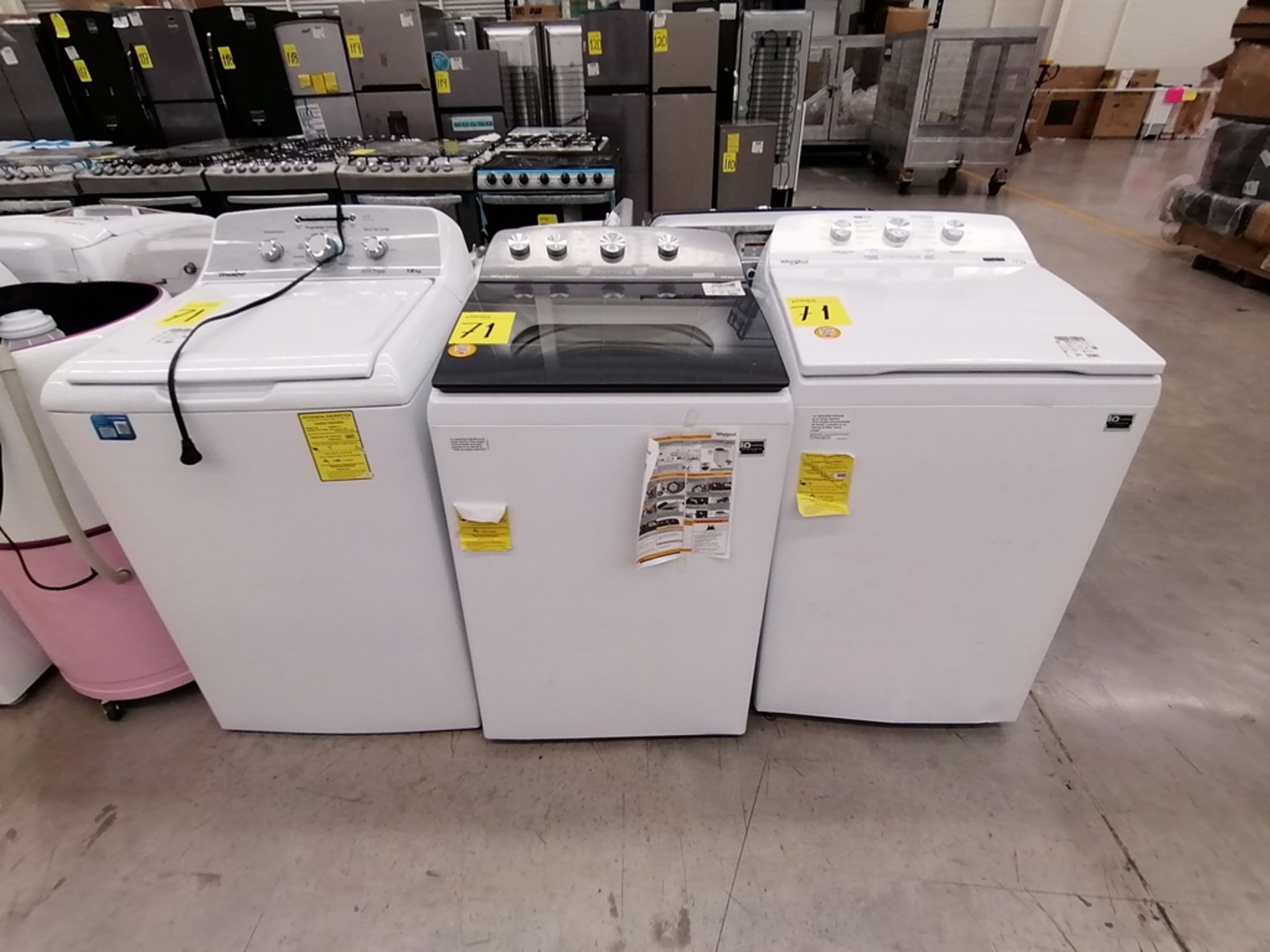 Lote de 3 Lavadoras, Contiene: 1 Lavadora de 17 KG, Marca Whirlpool, Modelo 8MWTW1713MJQ0, Serie HL - Image 10 of 15