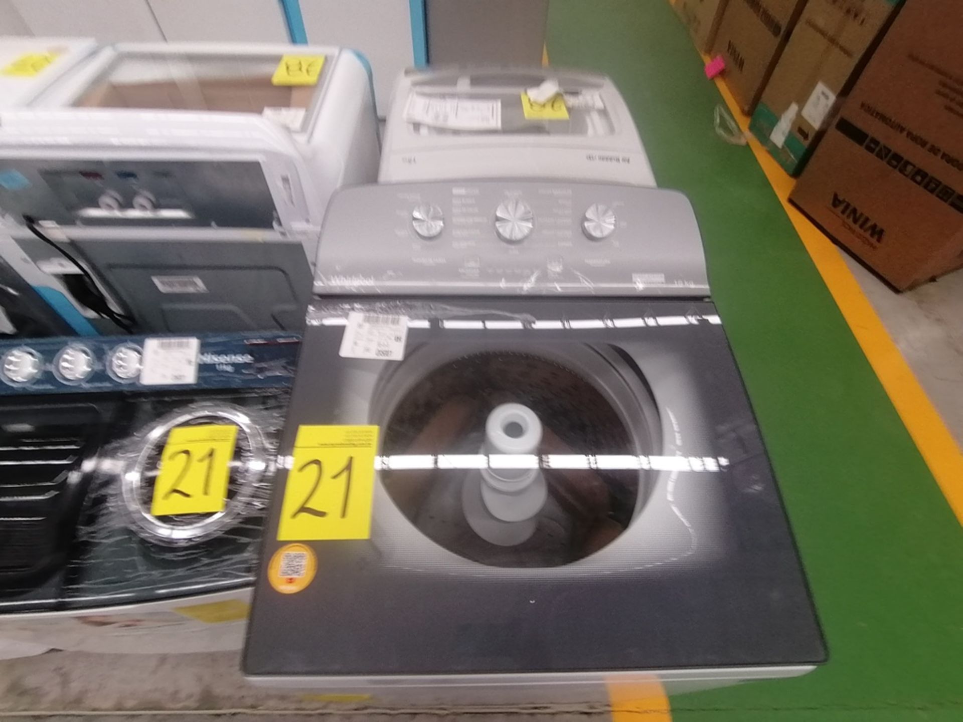 Lote de 3 Lavadoras contiene: 1 Lavadora de18KG, Marca Whirlpool, Modelo 8MWTW1623WJMD , Serie HLA2 - Image 16 of 19