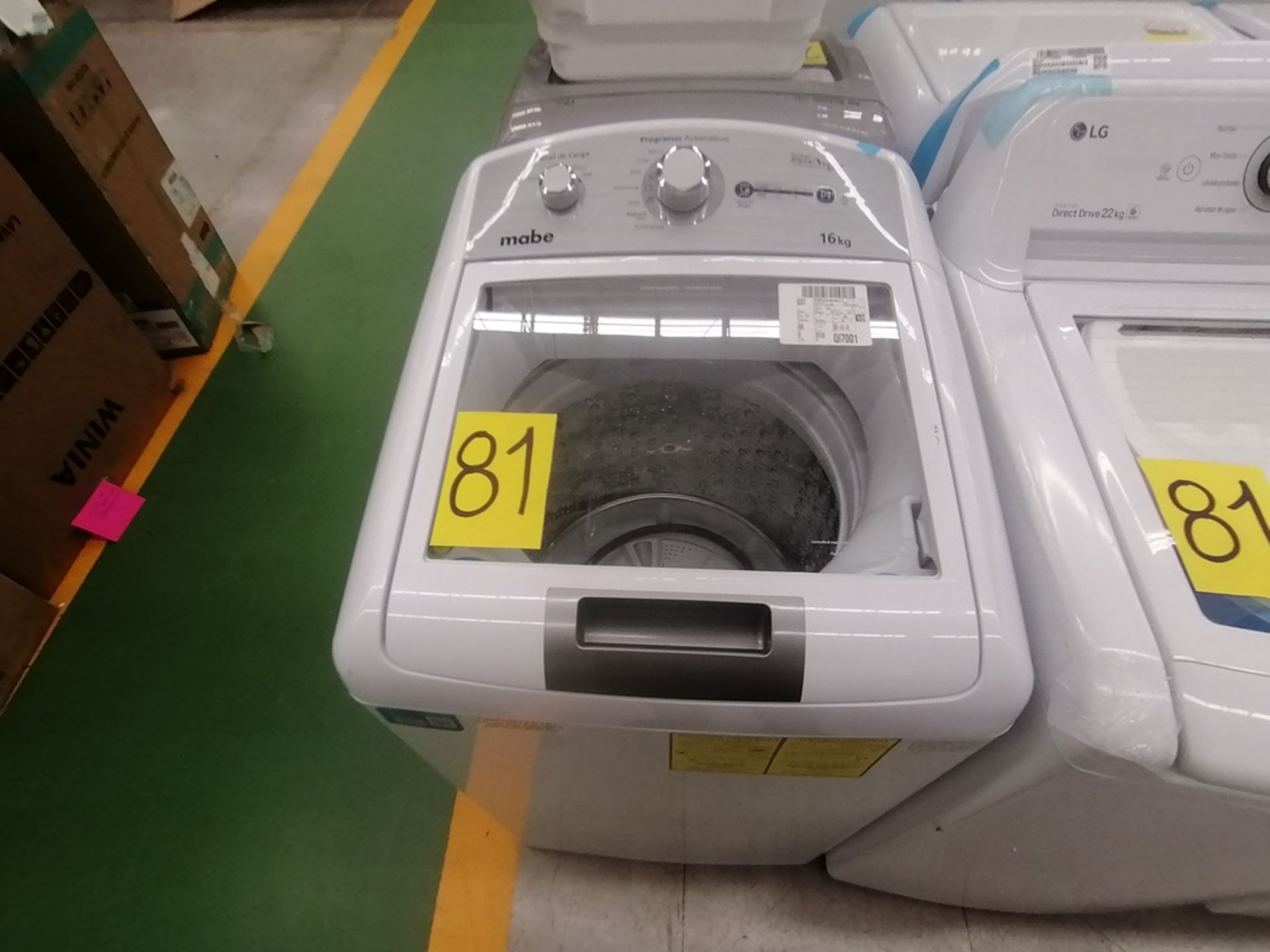 Lote de 3 Lavadoras contiene: 1 Lavadora de 22KG, Marca LG, Modelo WT22WT6H, Serie 1B1F06902YK5X101 - Image 12 of 26