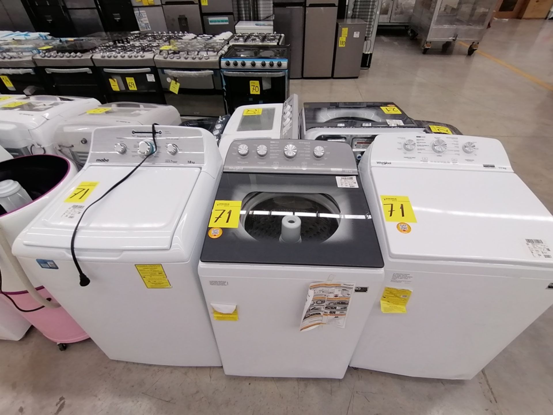 Lote de 3 Lavadoras, Contiene: 1 Lavadora de 17 KG, Marca Whirlpool, Modelo 8MWTW1713MJQ0, Serie HL - Image 11 of 15