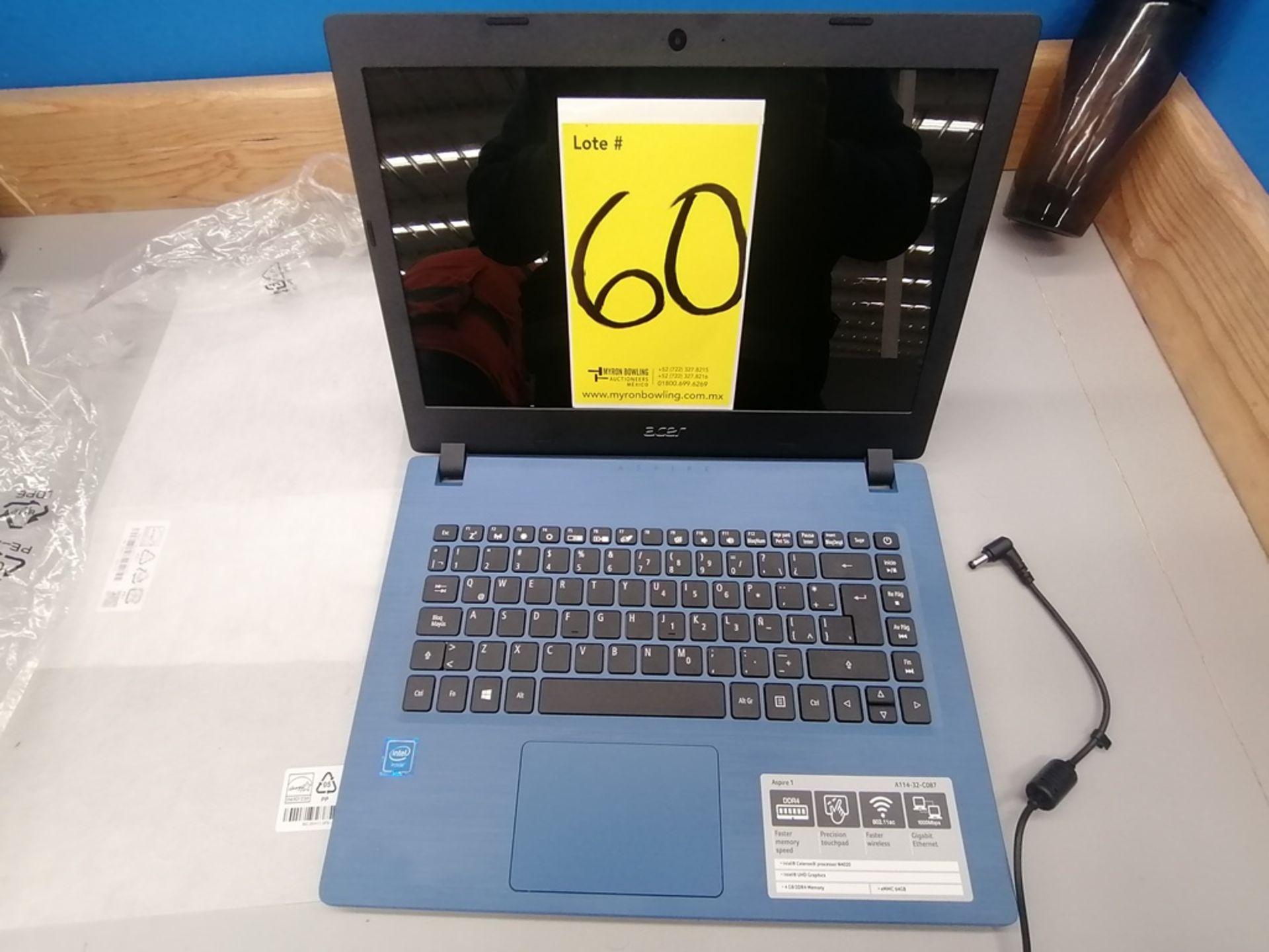 1 Computadora tipo Laptop marca Acer Modelo Aspire 114, Serie NXGW9AL004120391CA7600, Intel Celeron