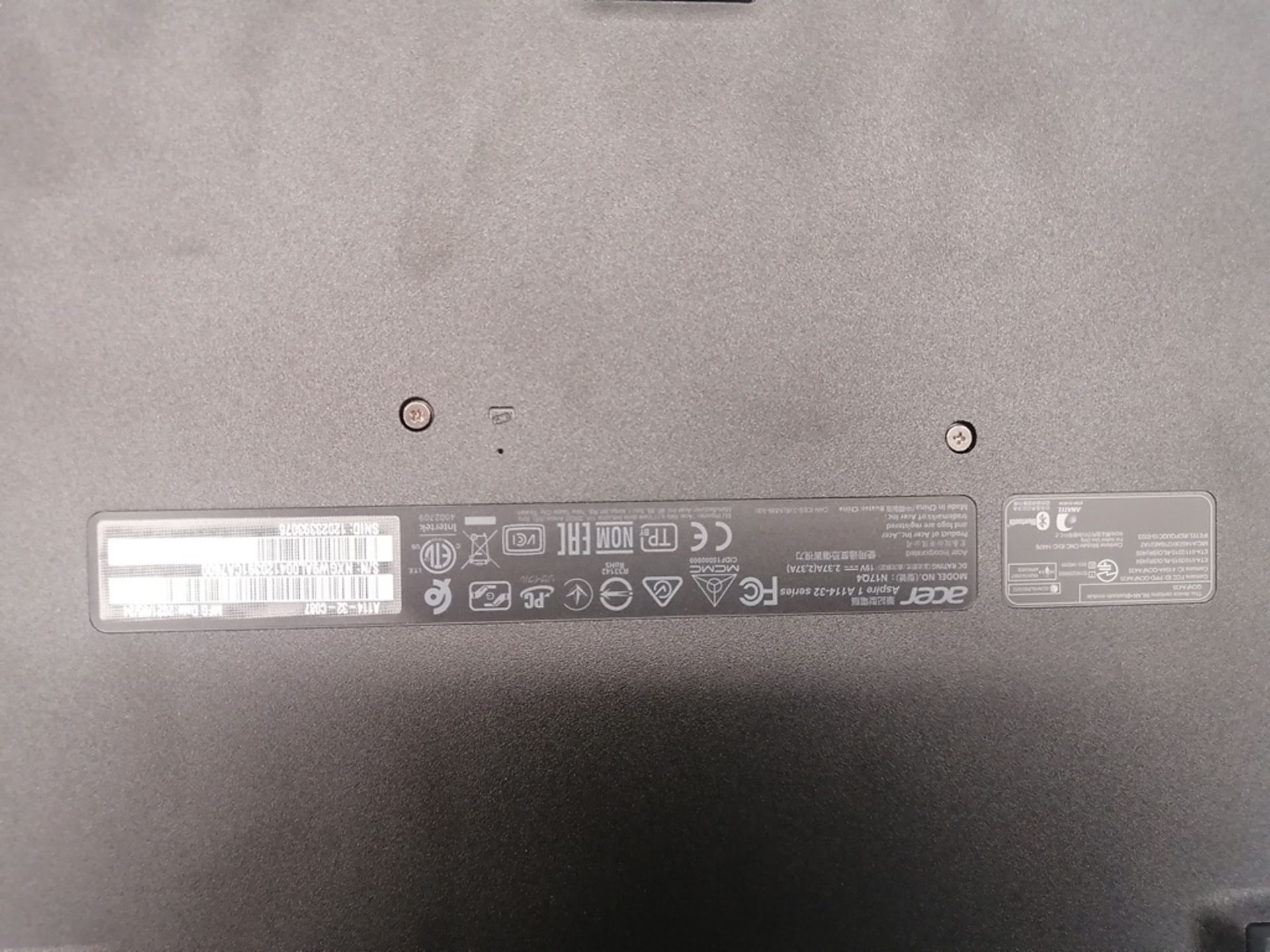 1 Computadora tipo Laptop marca Acer Modelo Aspire 114, Serie NXGW9AL004120391CA7600, Intel Celeron - Image 4 of 5