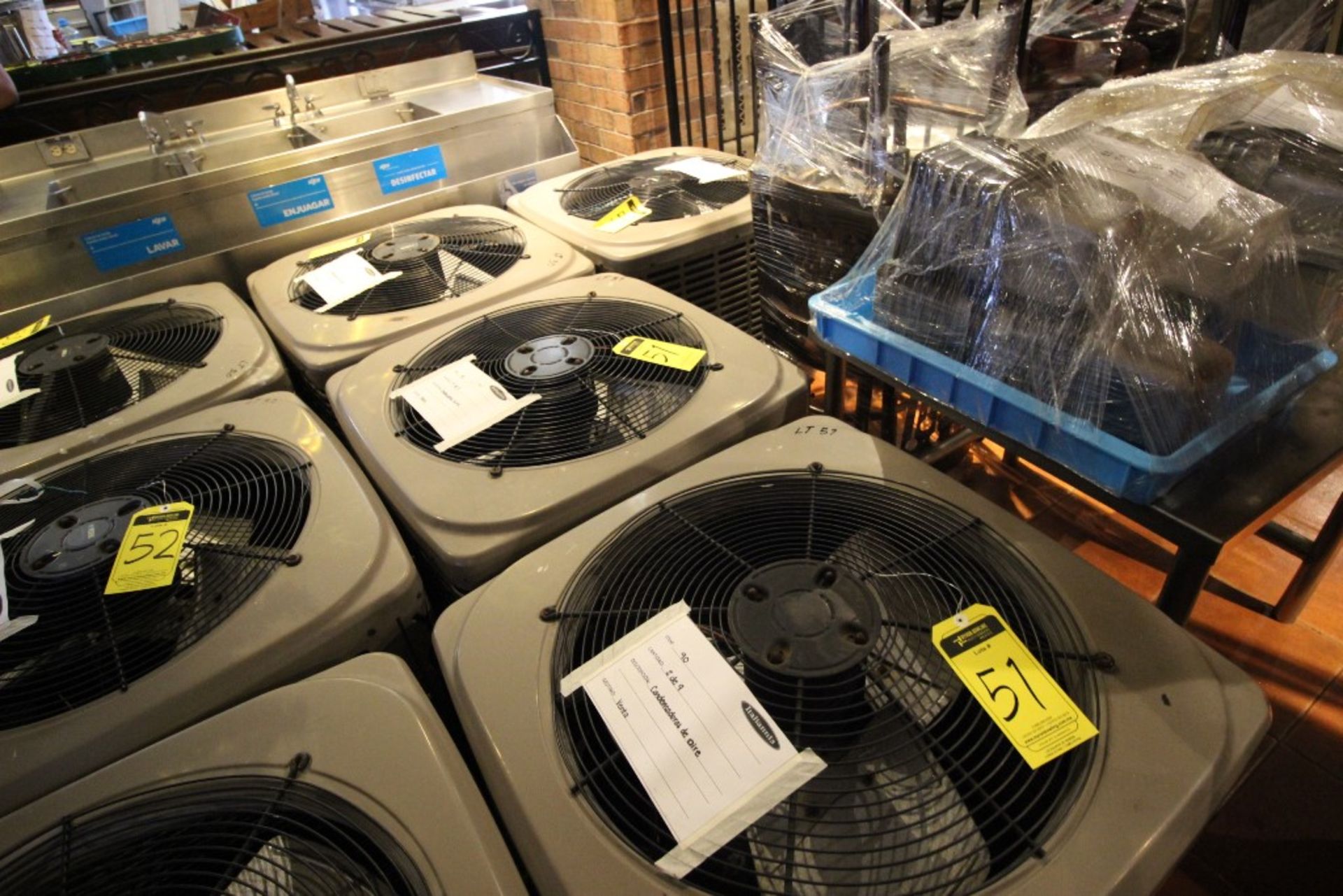 3 Unidades Condensadoras para aire acondicionado de un ventilador marca York, modelo:YCJD36S41S1A,