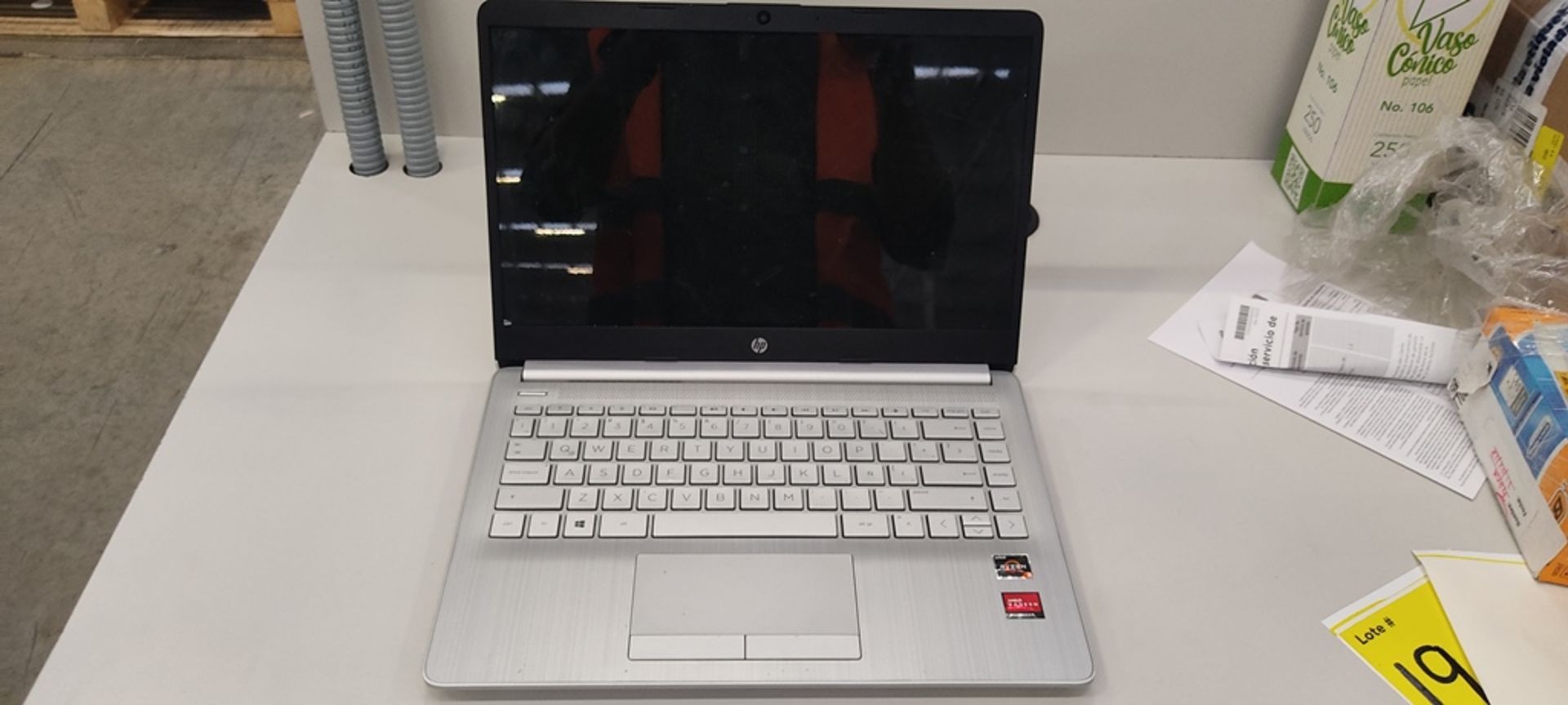 1 Computadora tipo laptop Marca Hp, Modelo RTL8821CE, Serie 14-DK1508La, Color Gris, unidad de esta - Image 5 of 12