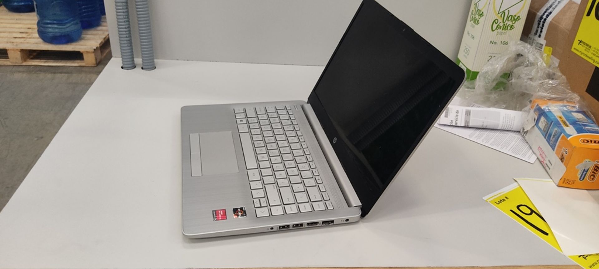 1 Computadora tipo laptop Marca Hp, Modelo RTL8821CE, Serie 14-DK1508La, Color Gris, unidad de esta - Image 6 of 12