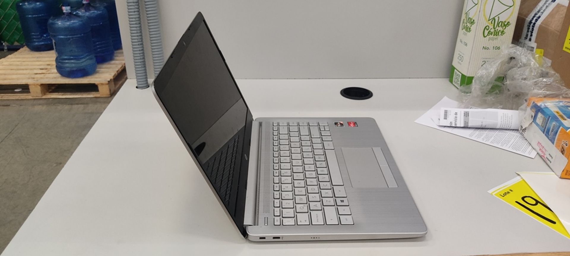 1 Computadora tipo laptop Marca Hp, Modelo RTL8821CE, Serie 14-DK1508La, Color Gris, unidad de esta - Image 7 of 12