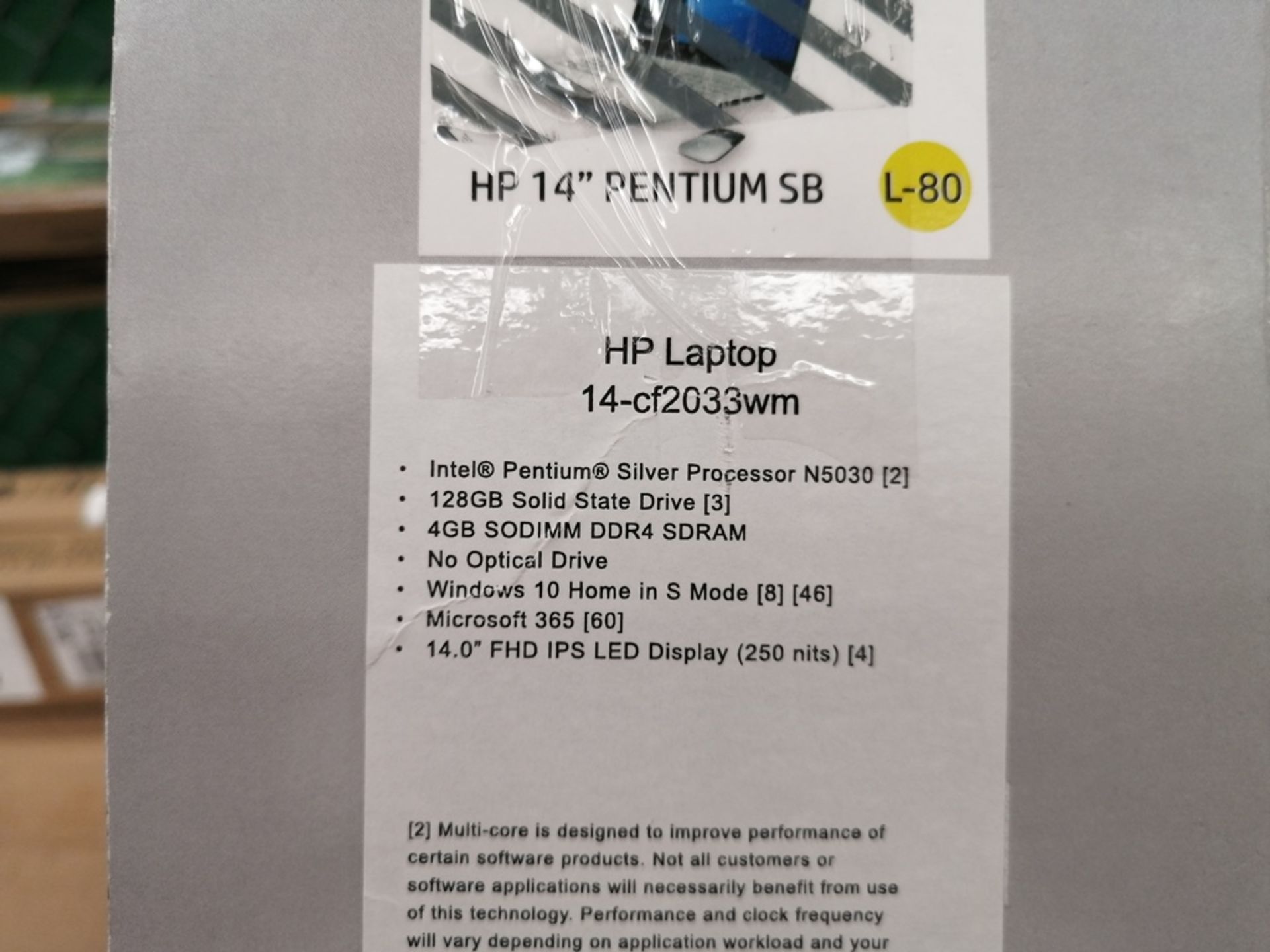 Lote de artículos contiene: 1 Computadora tipo Laptop marca HP, modelo 14CF2033, serie 5CG1206WQM, - Image 15 of 26