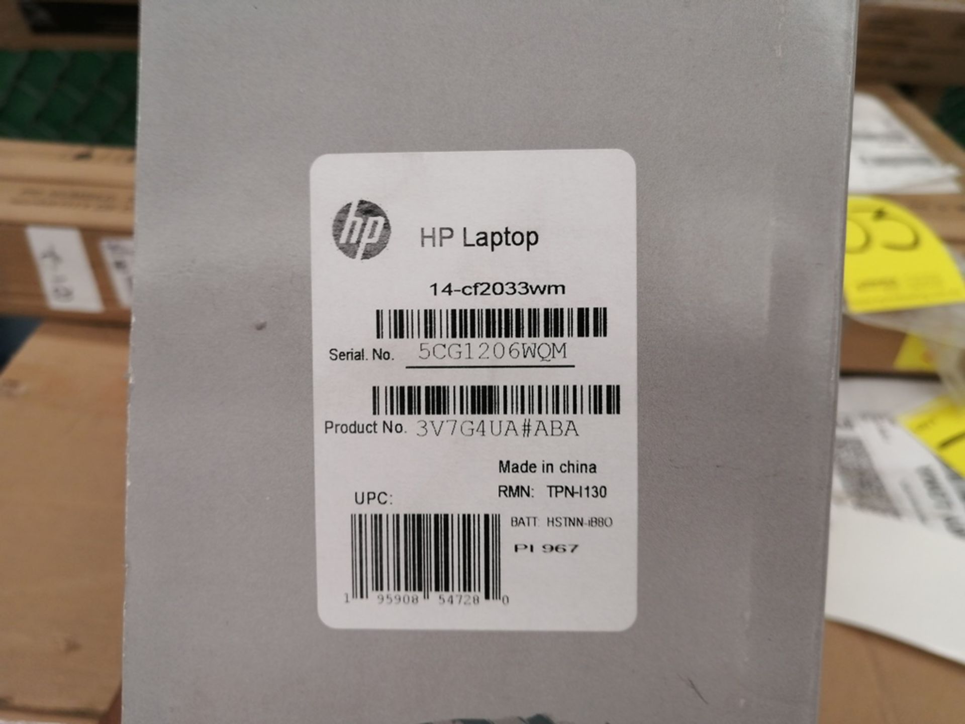 Lote de artículos contiene: 1 Computadora tipo Laptop marca HP, modelo 14CF2033, serie 5CG1206WQM, - Image 13 of 26