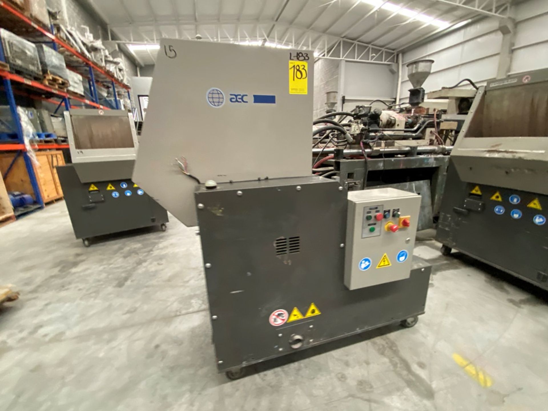 AEC Granulator for plastic of 25 HP, year 2016 current 460V/60Hz 3PH - Image 32 of 36