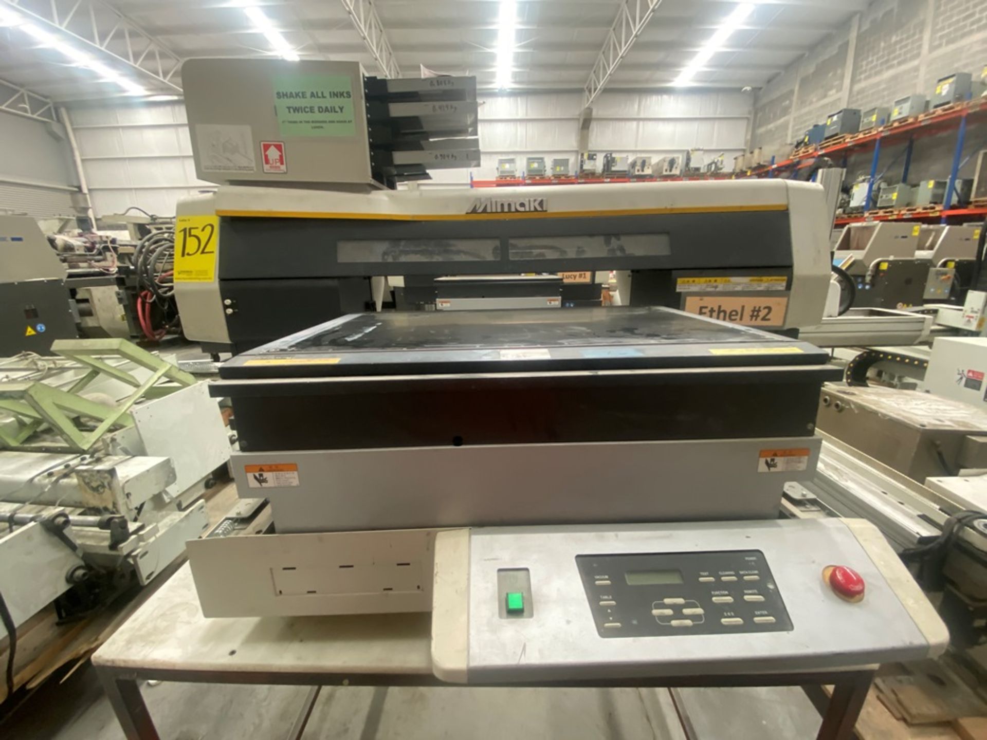 Mimaki Flatbed Printer UV LED format A2, Year 2014, 120V/60Hz - Image 3 of 34