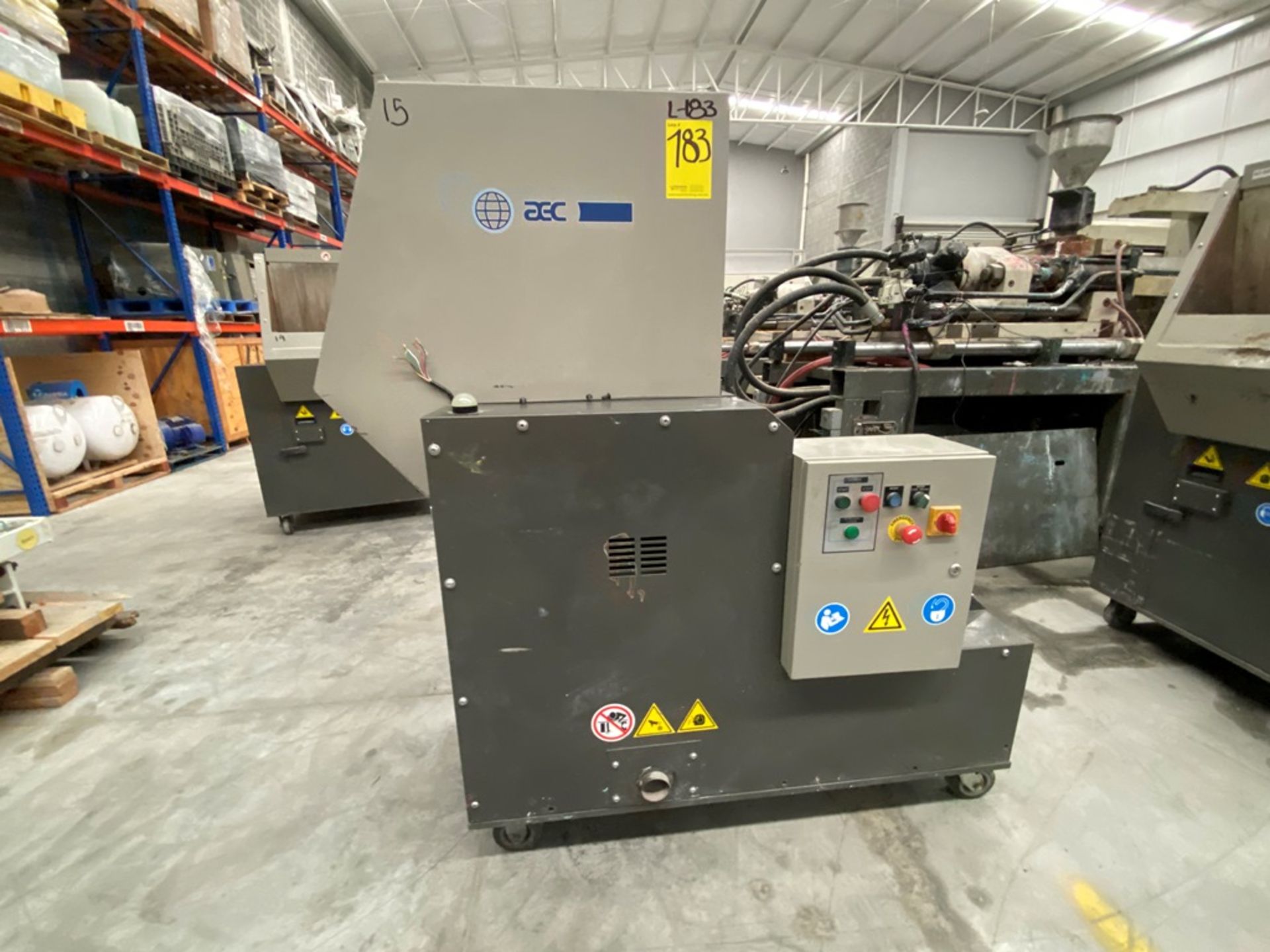 AEC Granulator for plastic of 25 HP, year 2016 current 460V/60Hz 3PH - Image 4 of 36