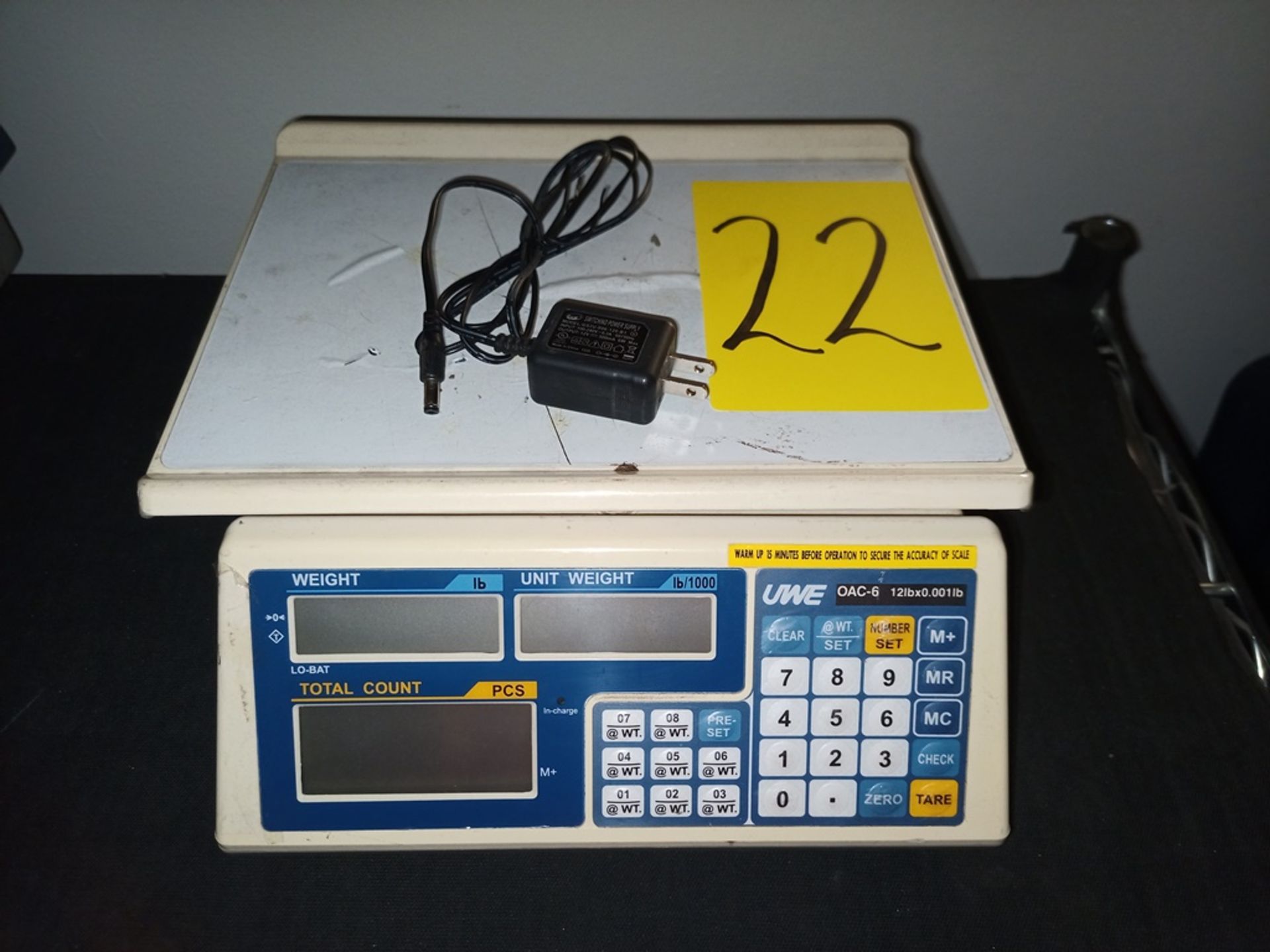 UWE Weighing Machine Model OAC-6 Serial number not available; Adam Brand 4kg Scale, Model CKT