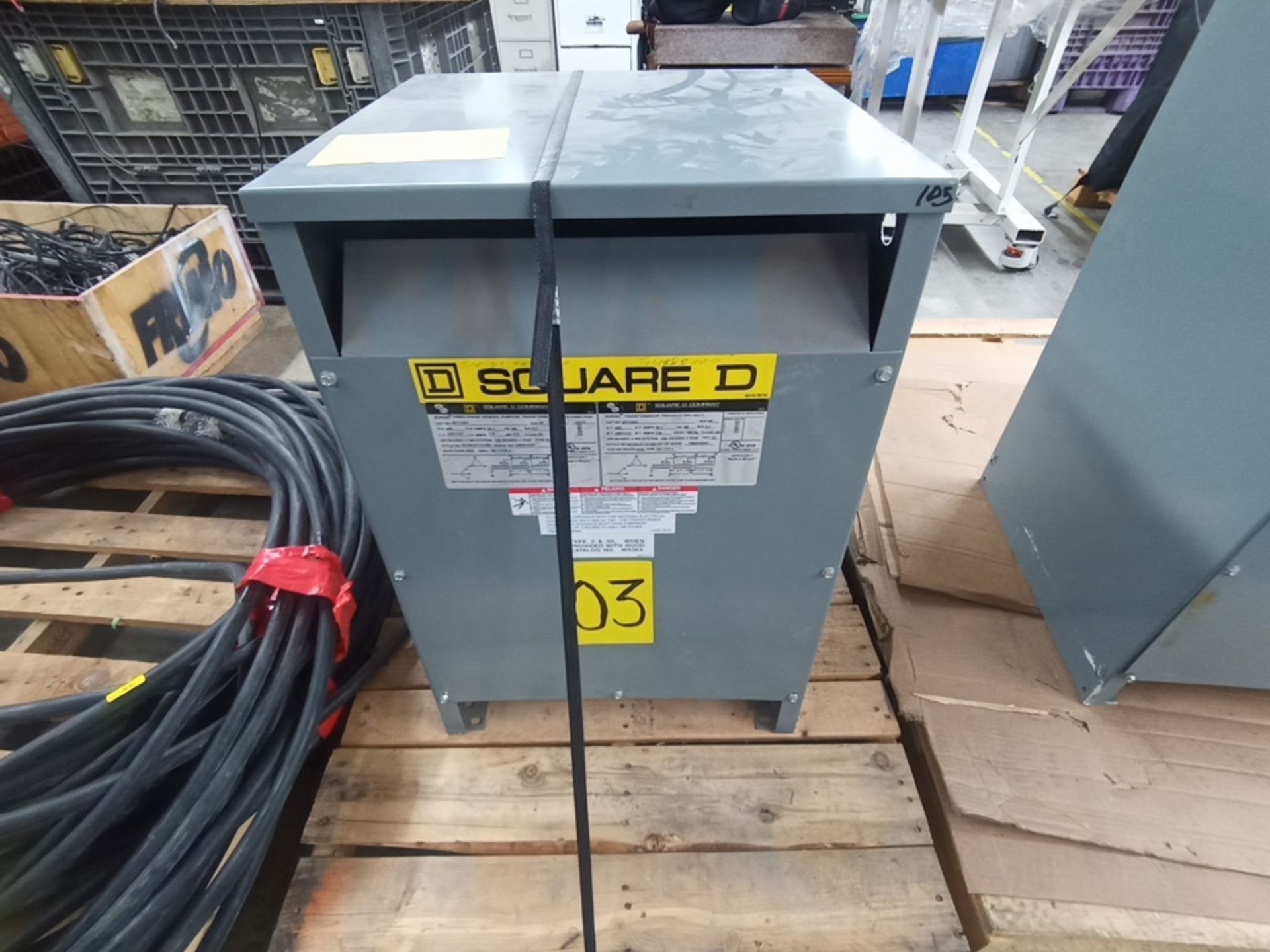 Square D Transformador trifasico tipo seco , 45KVA Modelo 33749-21112-002 - Image 11 of 15