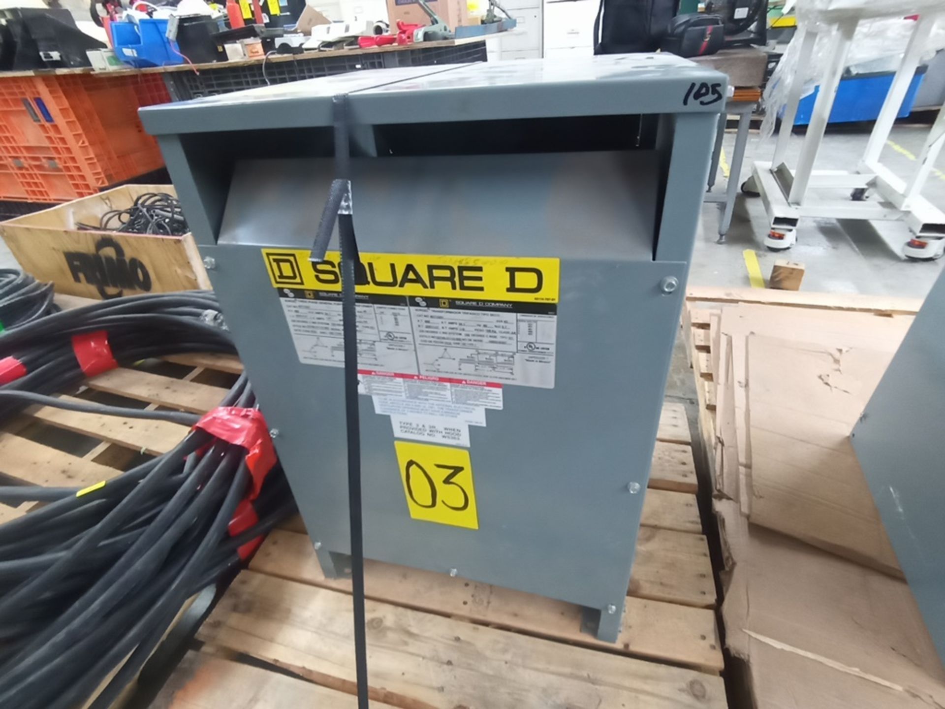 Square D Transformador trifasico tipo seco , 45KVA Modelo 33749-21112-002 - Image 3 of 15