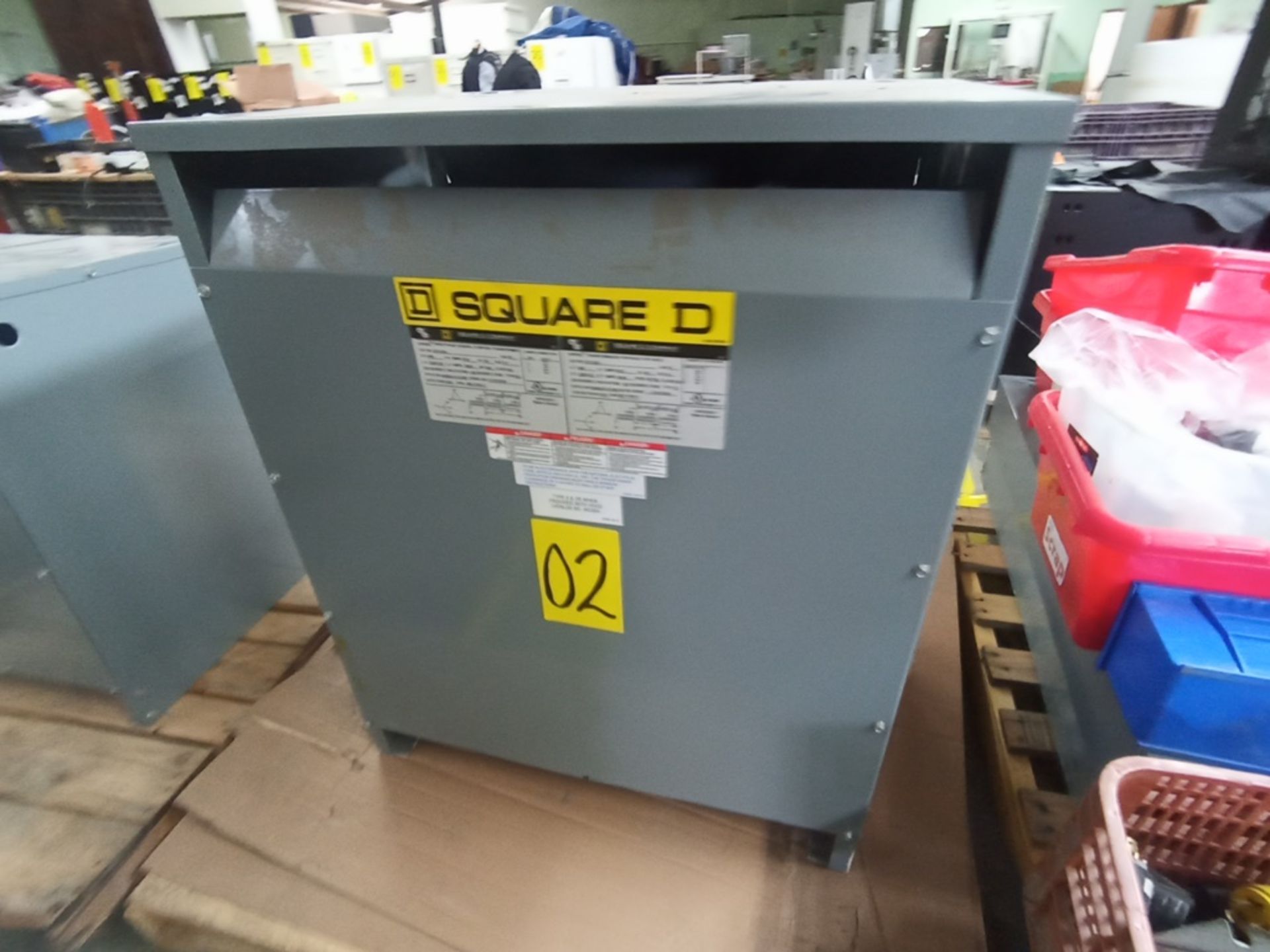 Square D Three-phase dry type transformer, 75KVA Model 34349-21112-007 - Image 4 of 14