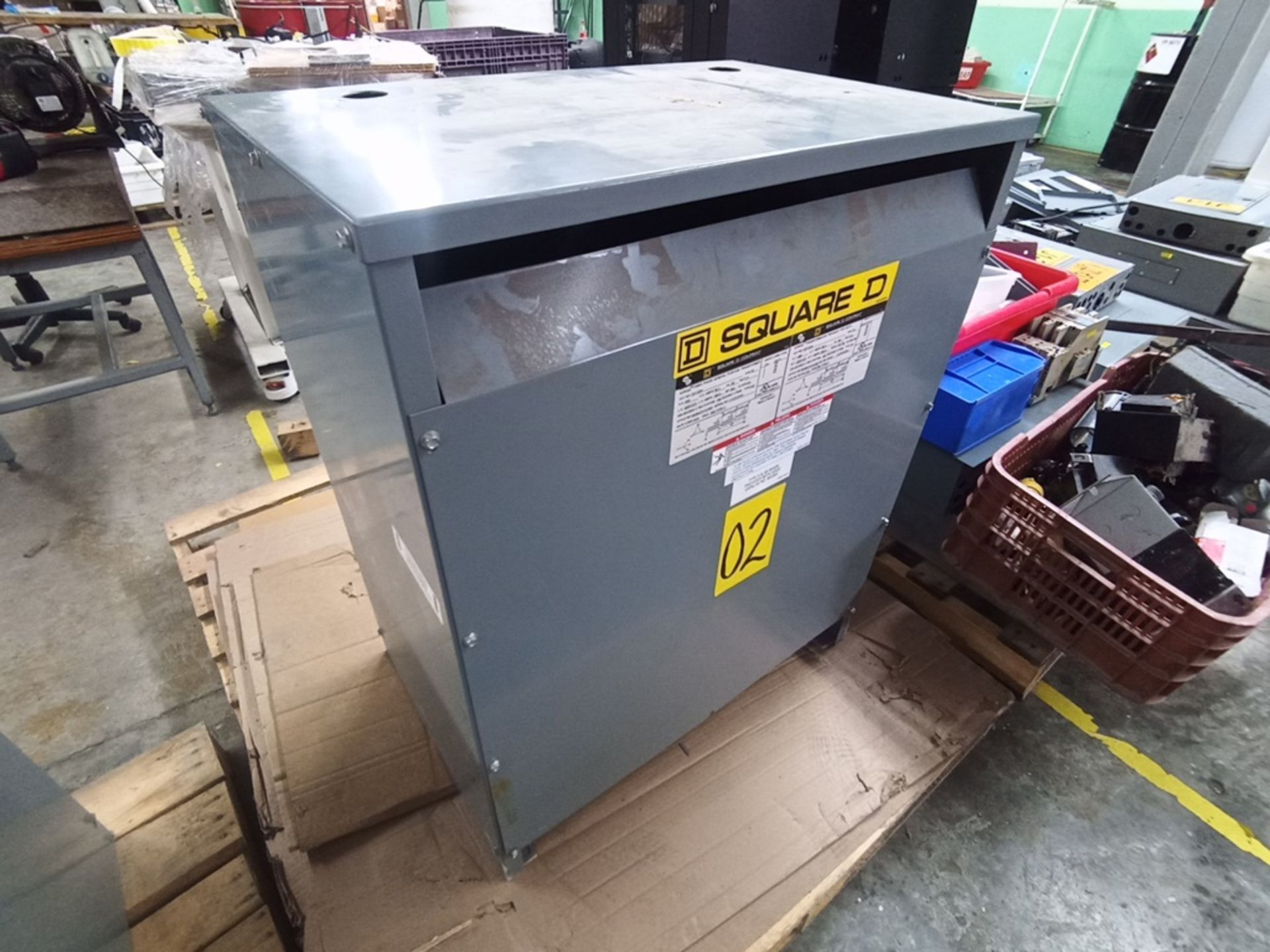 Square D Three-phase dry type transformer, 75KVA Model 34349-21112-007 - Image 10 of 14