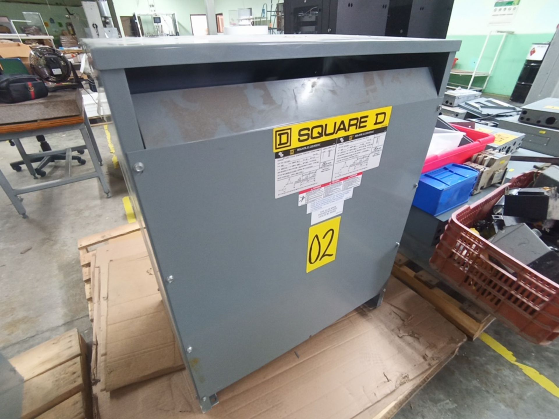 Square D Three-phase dry type transformer, 75KVA Model 34349-21112-007 - Image 8 of 14