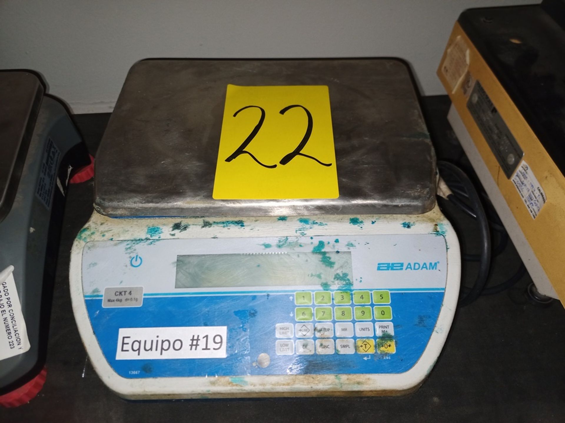 UWE Weighing Machine Model OAC-6 Serial number not available; Adam Brand 4kg Scale, Model CKT - Image 8 of 14