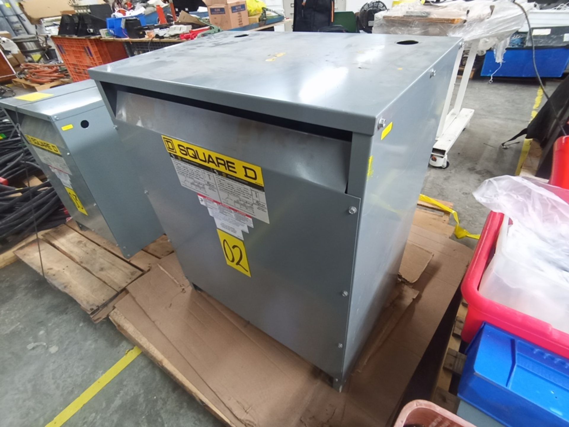 Square D Three-phase dry type transformer, 75KVA Model 34349-21112-007 - Image 7 of 14