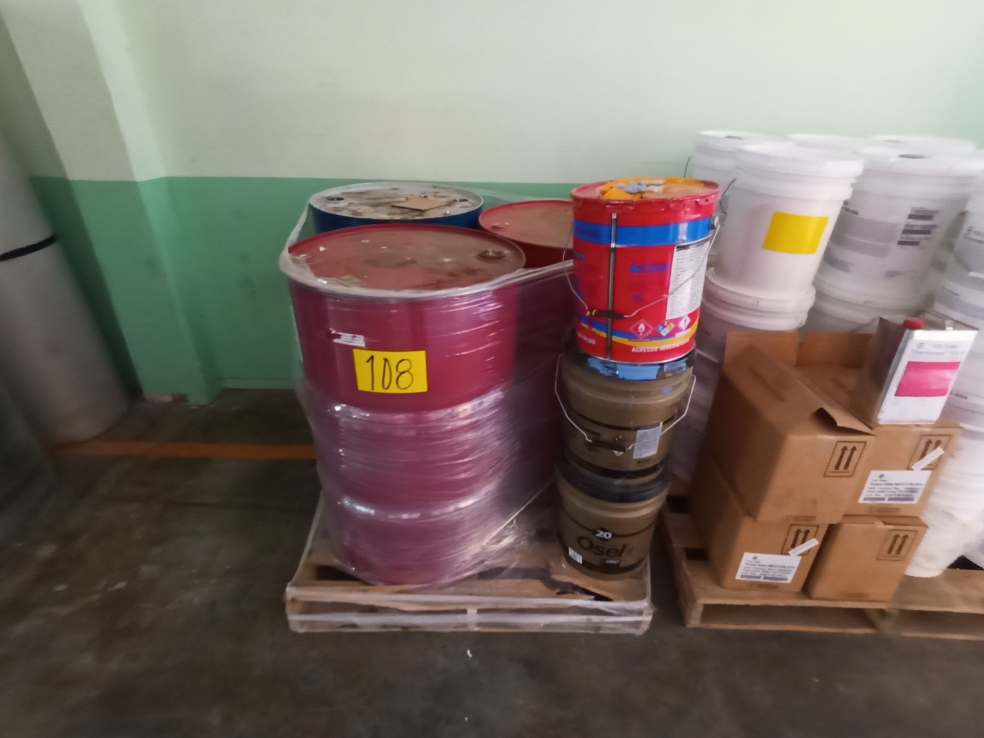 55 Pails of Two Component Water Based Heat Activated Adhesive, Thermonex Adhesive 063-05A - Image 6 of 7