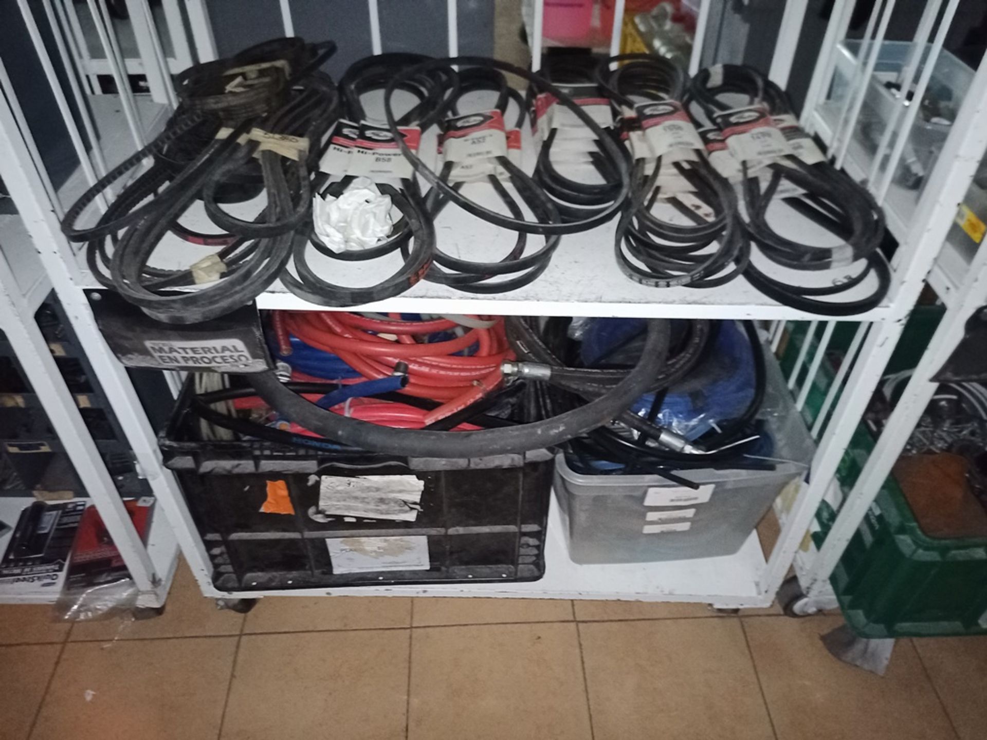 Spare parts storage lot: 7 rack with 24 compartments - Image 12 of 16