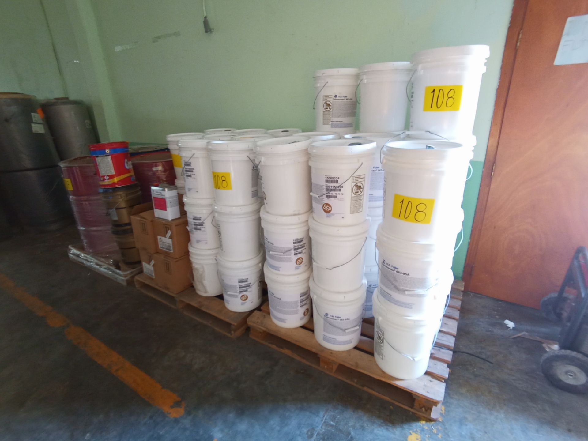 55 Pails of Two Component Water Based Heat Activated Adhesive, Thermonex Adhesive 063-05A - Image 4 of 7