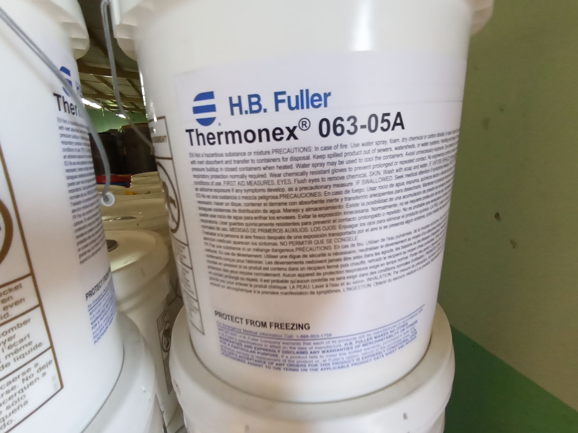 55 Pails of Two Component Water Based Heat Activated Adhesive, Thermonex Adhesive 063-05A - Image 5 of 7