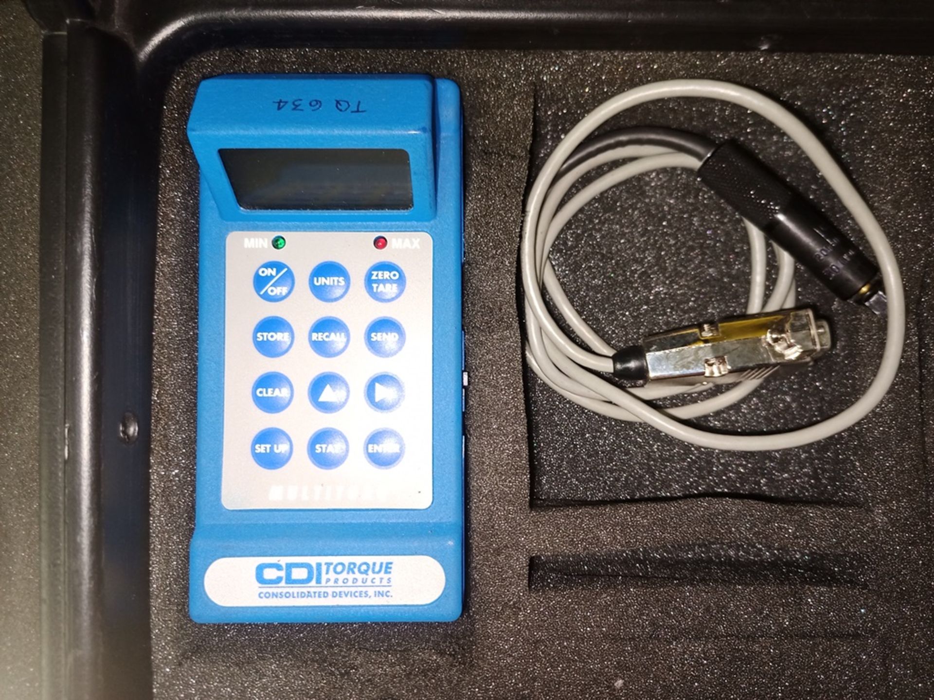 Chatillon Digital Gauge Model DFGS, Dyna-Temp Digital Pyrometer, and Portable electronic torque - Image 11 of 25