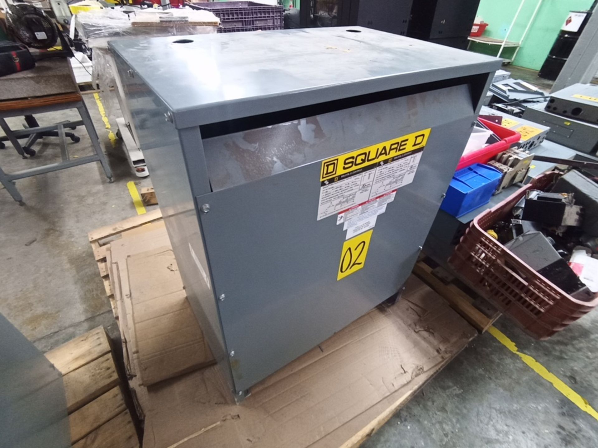 Square D Three-phase dry type transformer, 75KVA Model 34349-21112-007 - Image 11 of 14