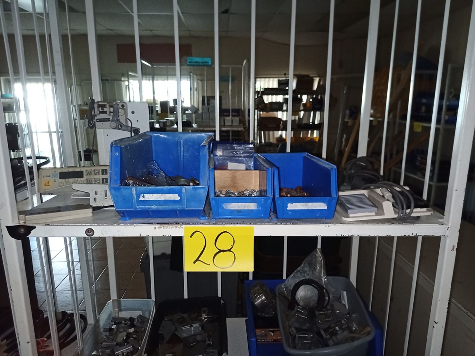 Spare parts storage lot: 7 rack with 24 compartments - Image 8 of 16