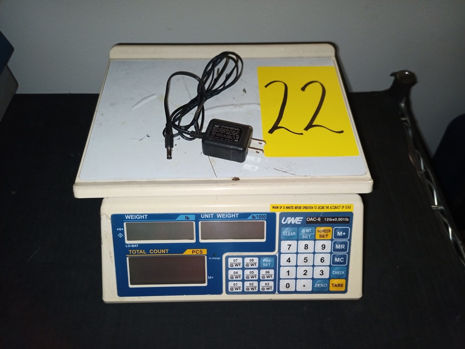 UWE Weighing Machine Model OAC-6 Serial number not available; Adam Brand 4kg Scale, Model CKT - Image 2 of 14