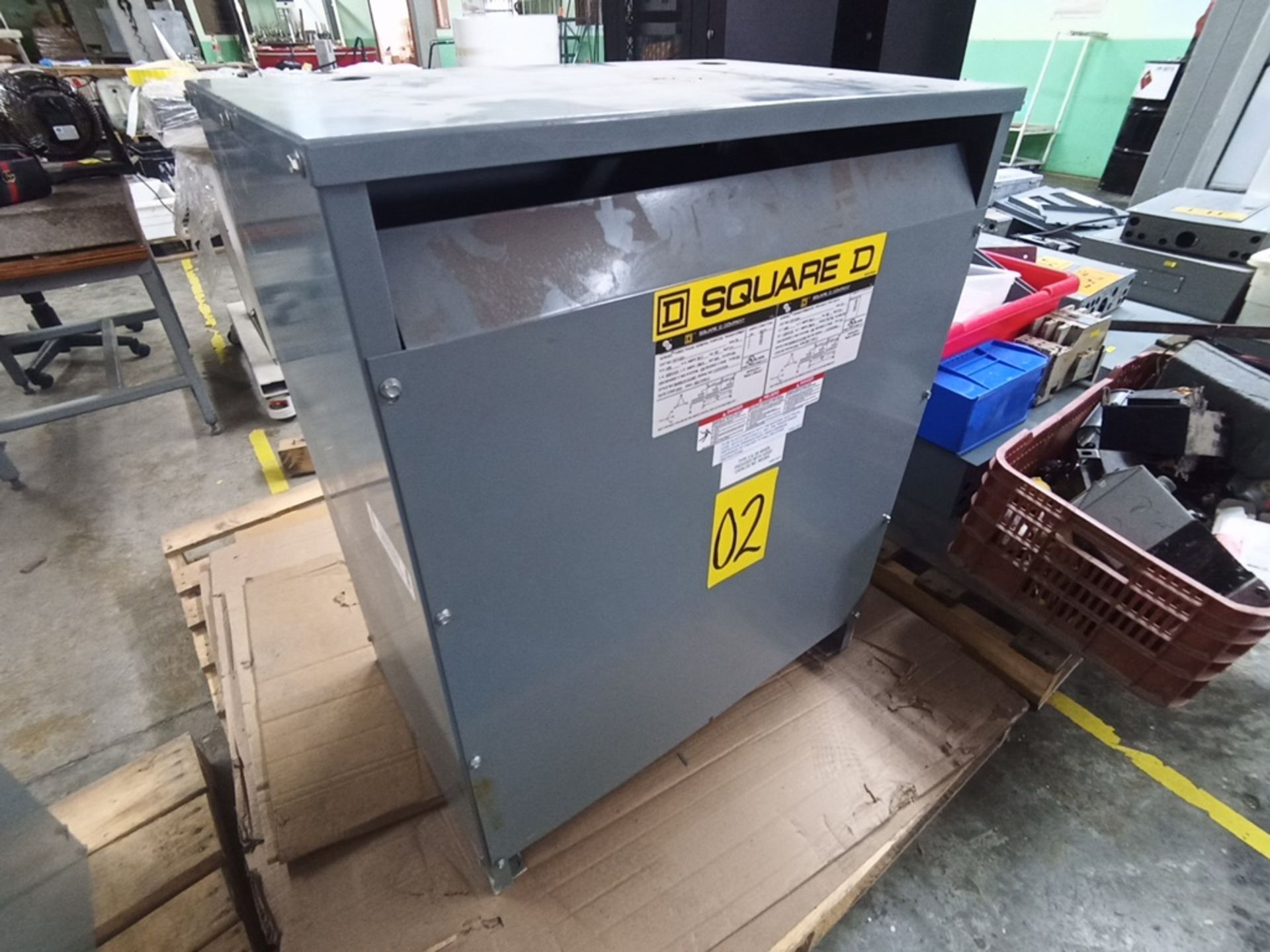 Square D Three-phase dry type transformer, 75KVA Model 34349-21112-007 - Image 9 of 14