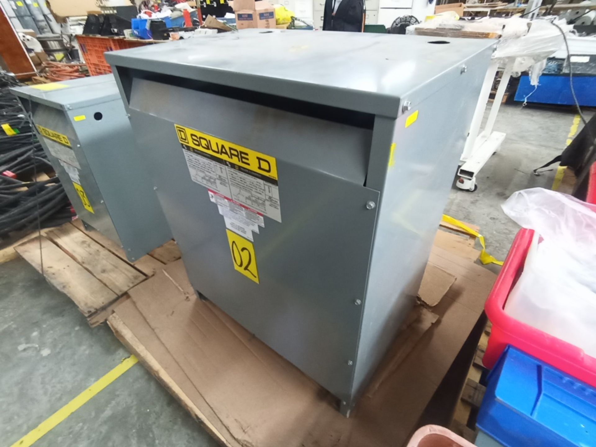 Square D Three-phase dry type transformer, 75KVA Model 34349-21112-007 - Image 6 of 14