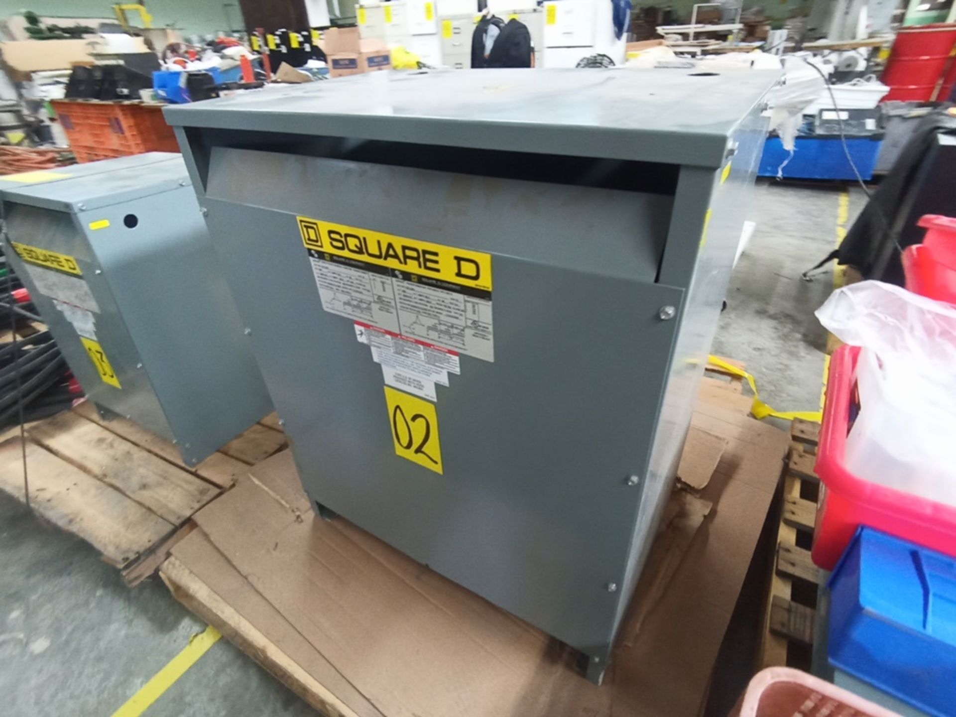 Square D Three-phase dry type transformer, 75KVA Model 34349-21112-007 - Image 5 of 14