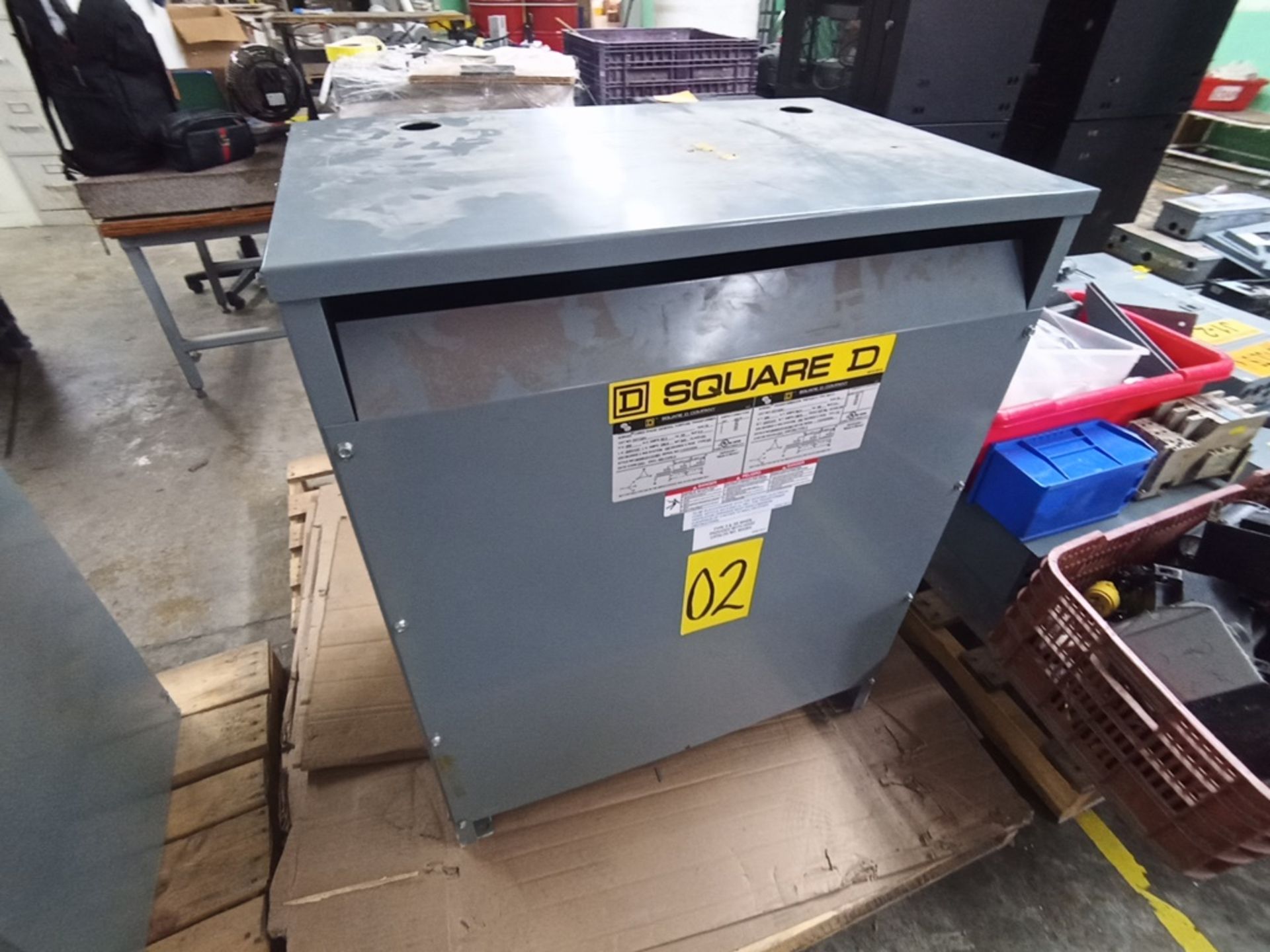 Square D Three-phase dry type transformer, 75KVA Model 34349-21112-007 - Image 12 of 14