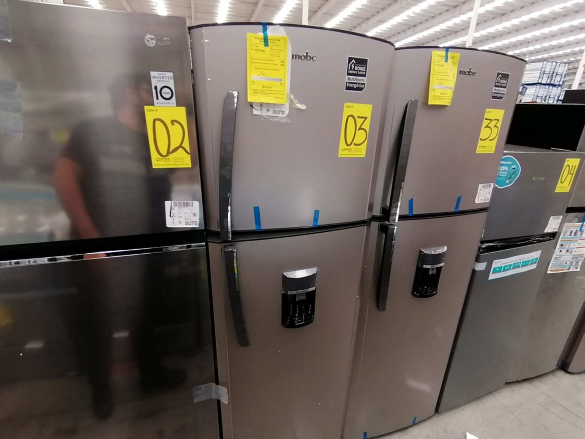 1 Refrigerador con Dispensador de Agua Marca Mabe, Color Gris, Modelo RMA300FJMR, Serie 2112B707142 - Image 3 of 13