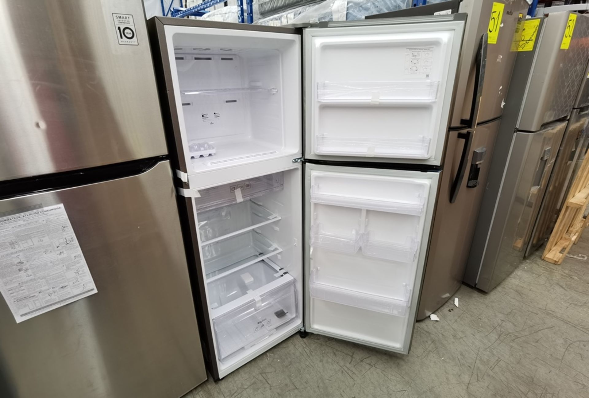 1 Refrigerador Marca Samsung, Modelo RT29A500JS8, Serie 250D, Color Gris, Daños estéticos, LB-4817. - Image 8 of 10