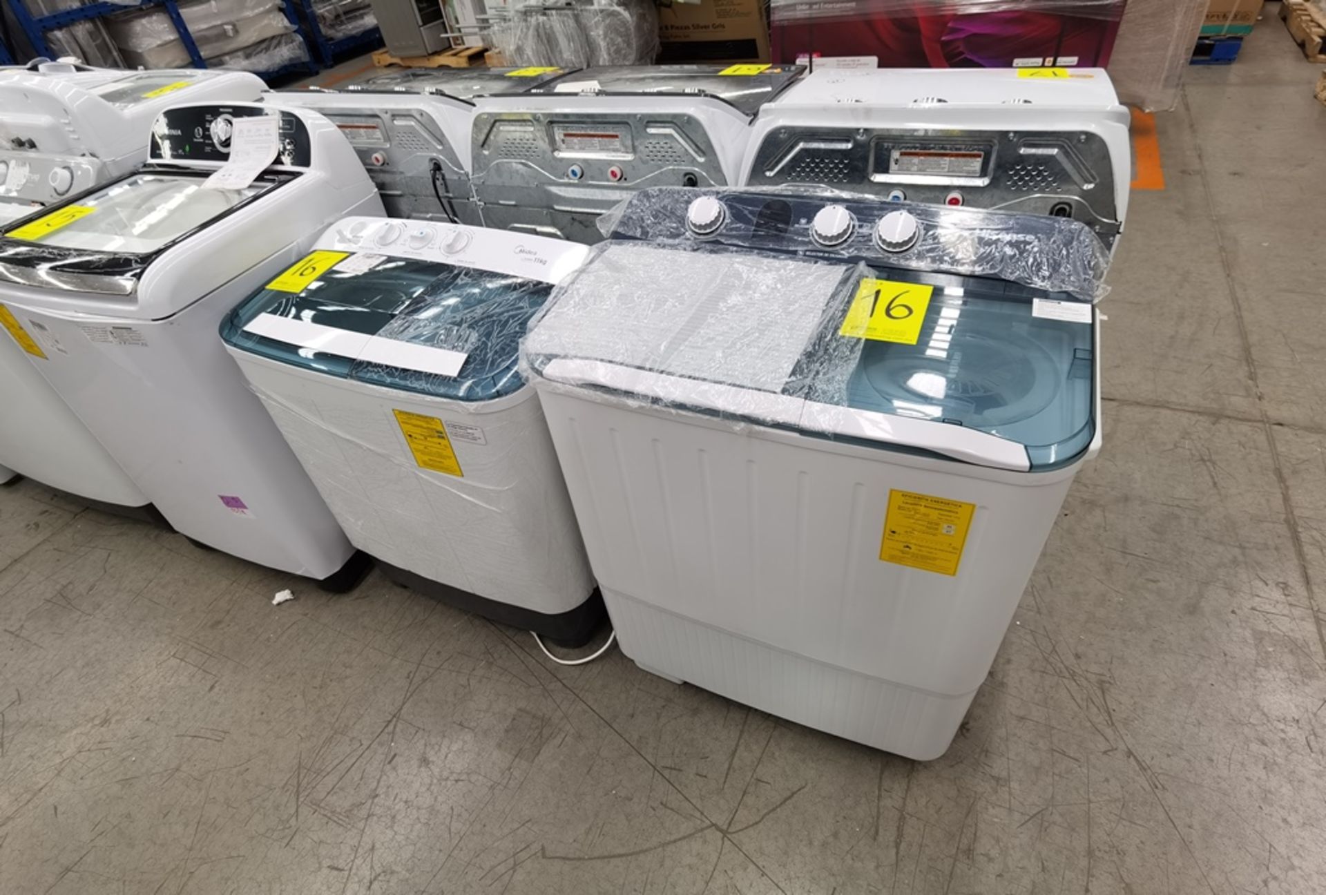 Lote de 2 Lavadoras contiene: 1 Lavadora de 11 Kg, Marca Midea, Modelo MLTT11M2NVCM, Serie 2626, Co - Image 17 of 21